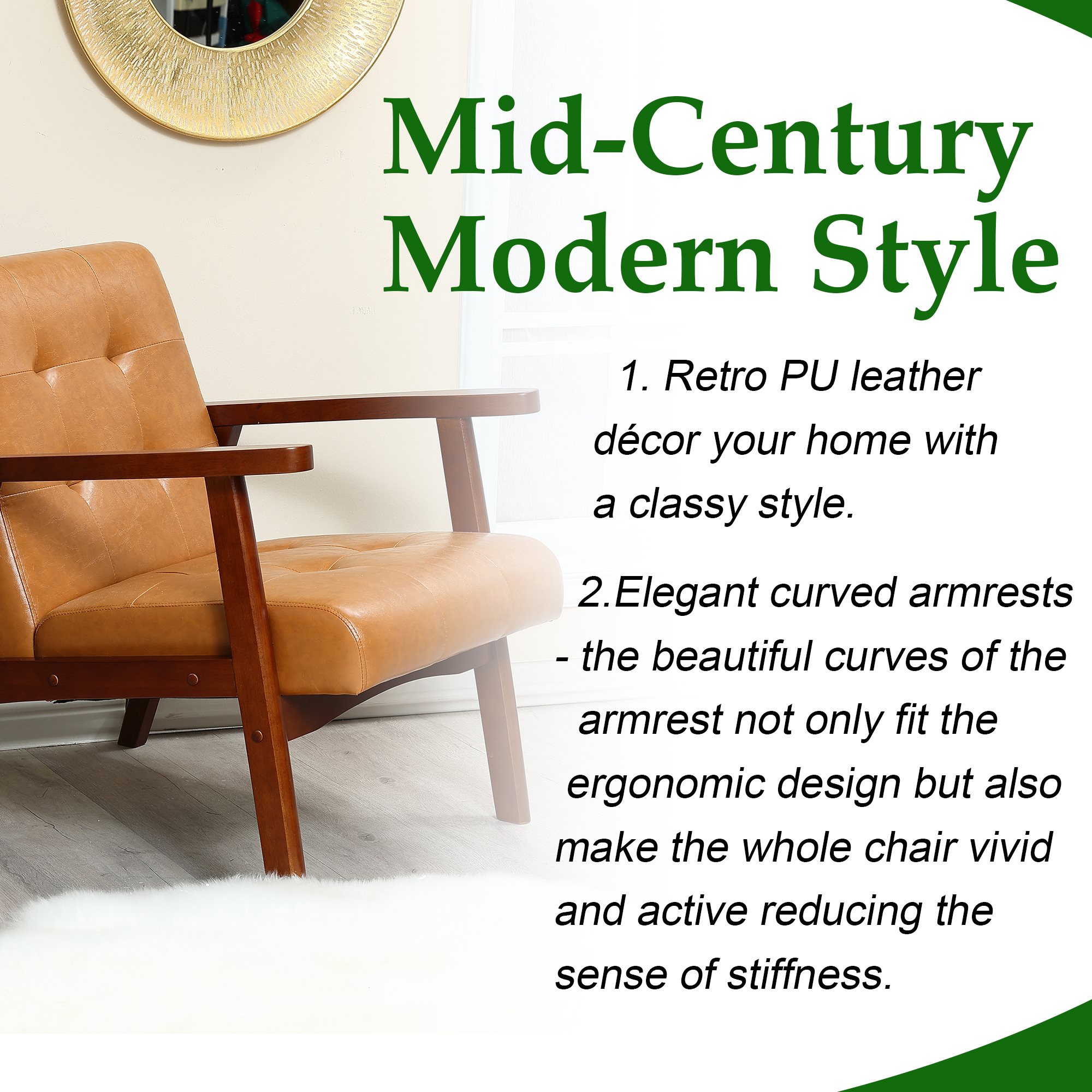 LuxenHome WHIF1797 chairs - View #4