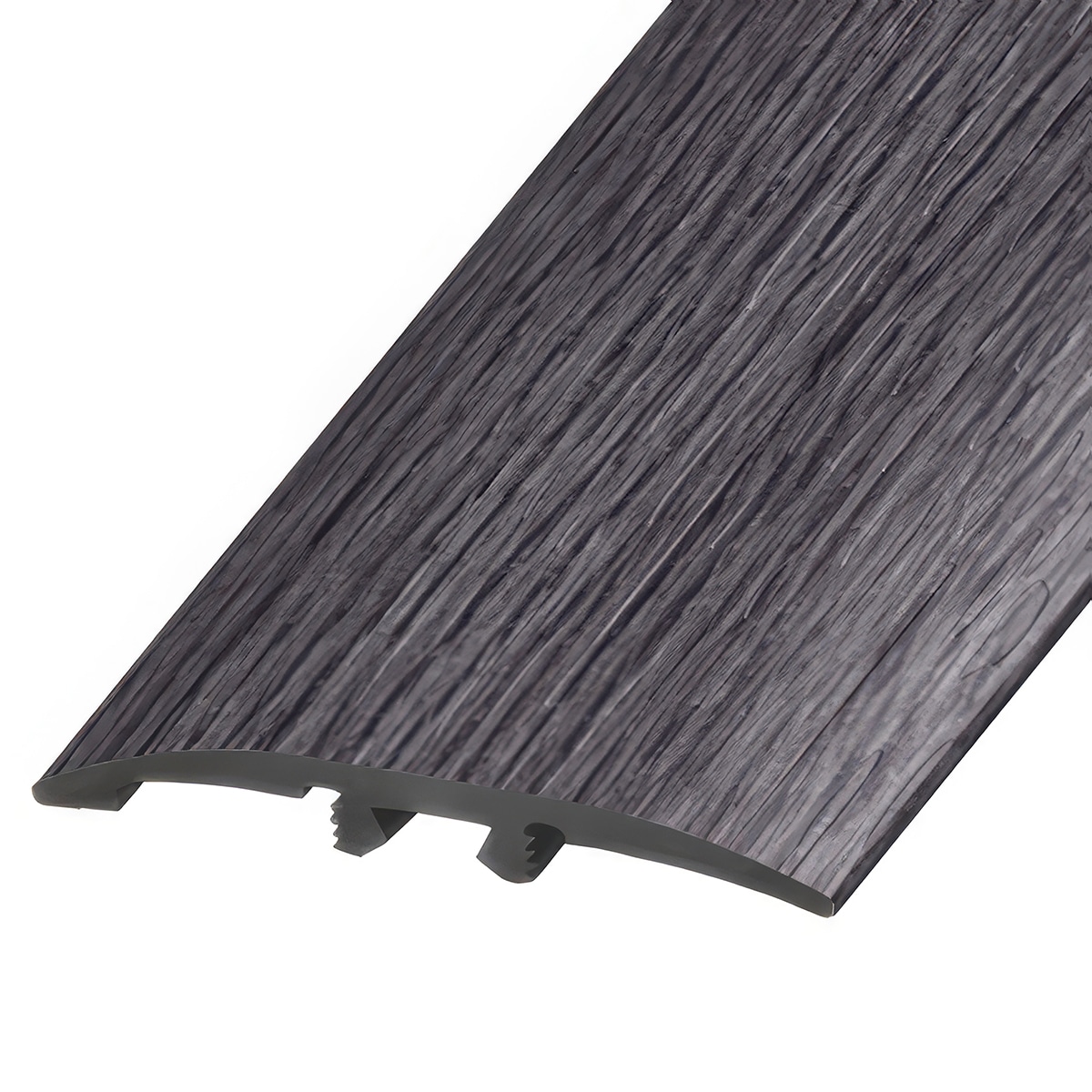 Versatrim SLT-113104 SoundTrack GlueCore Lucida-SoundTrack GlueCore-Slate Gray 0.25-in T x 2-in W x 94-in L PVC 3-in-1 T-moulding/Reducer/Endcap