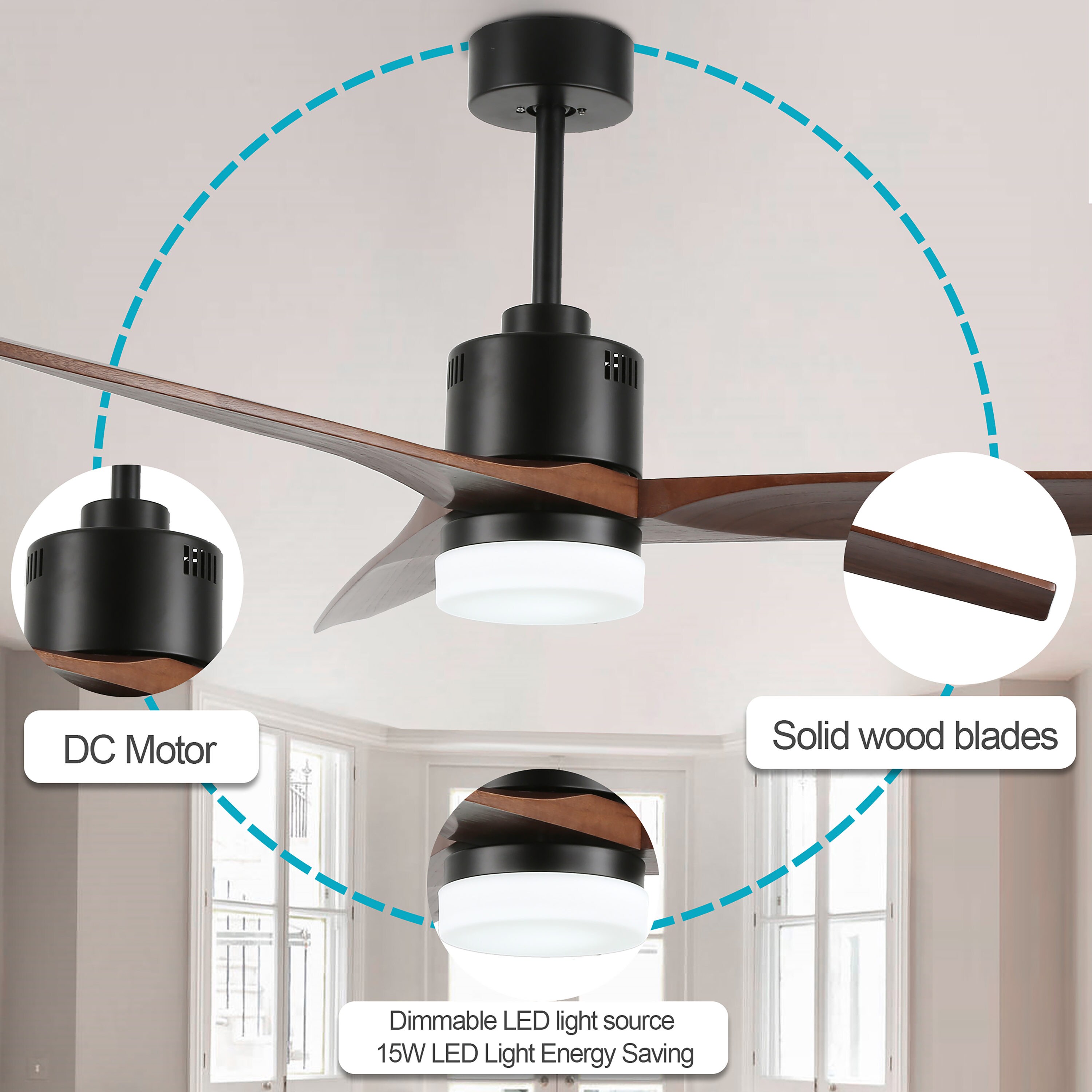 Cusp Barn DC5208 Ceiling-Fans - View #5
