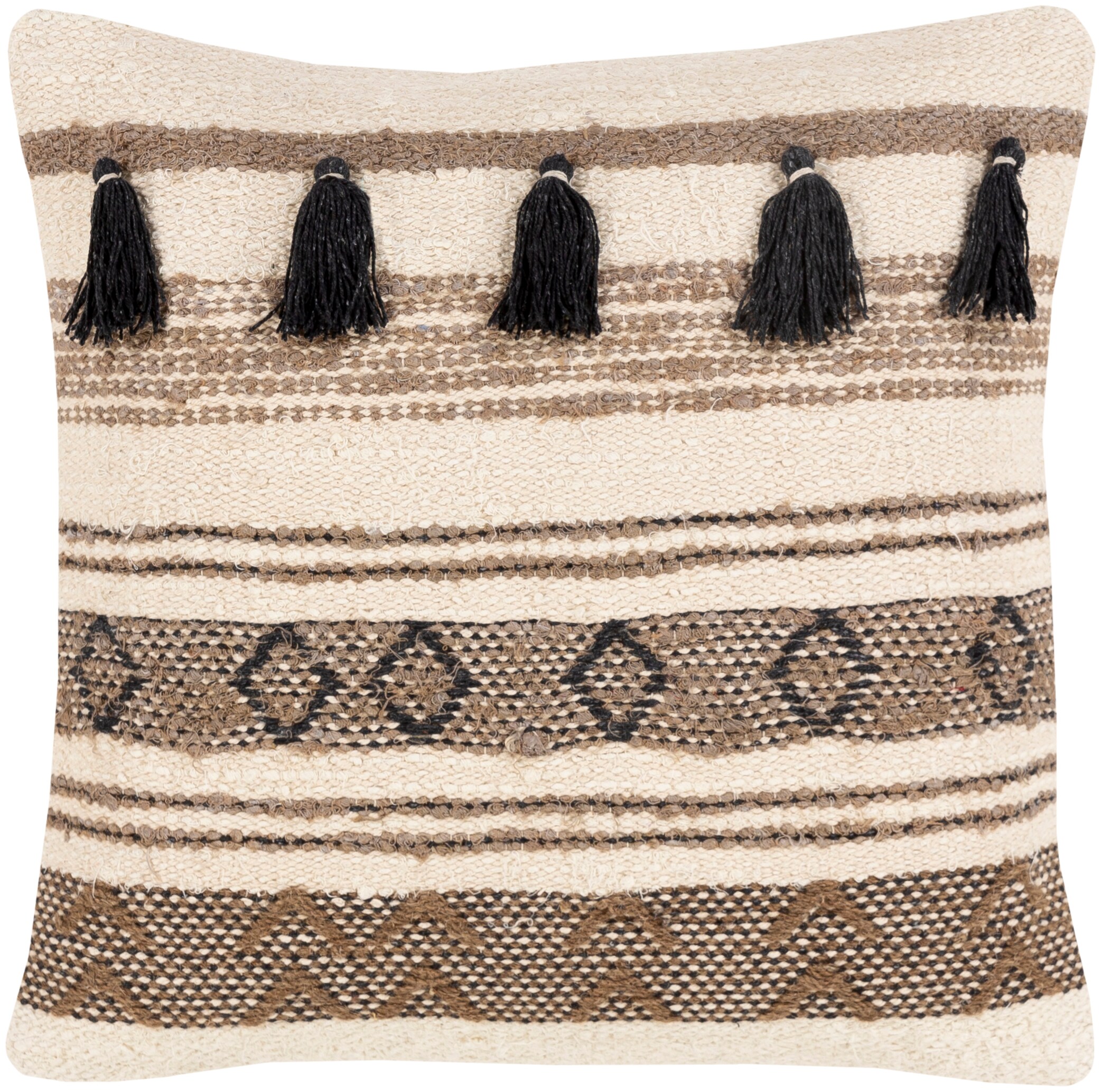 Surya CDN001-2020 Colden 20-in x 20-in Brown Indoor Decorative Cover