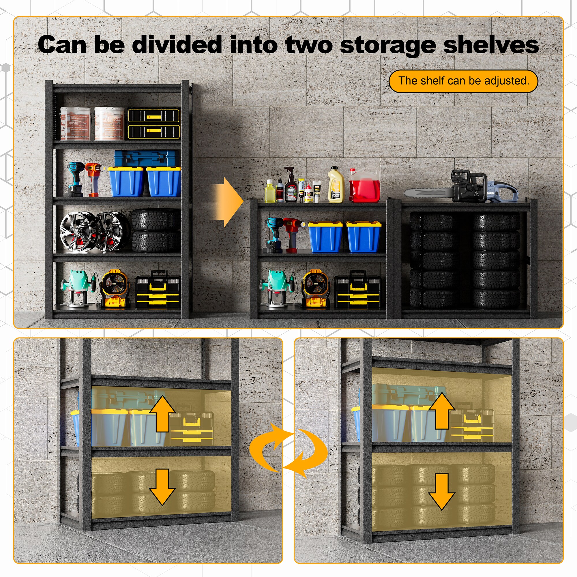 LETILY S762WFOH Free-Standing-Shelving - View #4