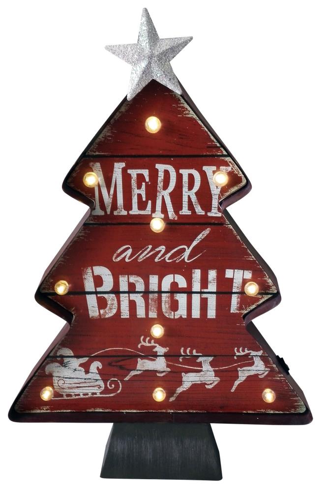 Backyard Expressions 913537 19.9-in Lighted Christmas Tree Christmas Decor