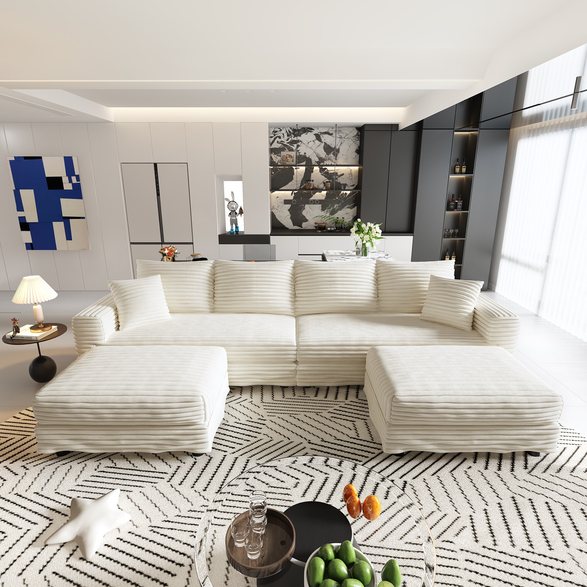 SINOFURN SYA020284GY Sofas-Loveseats - View #8