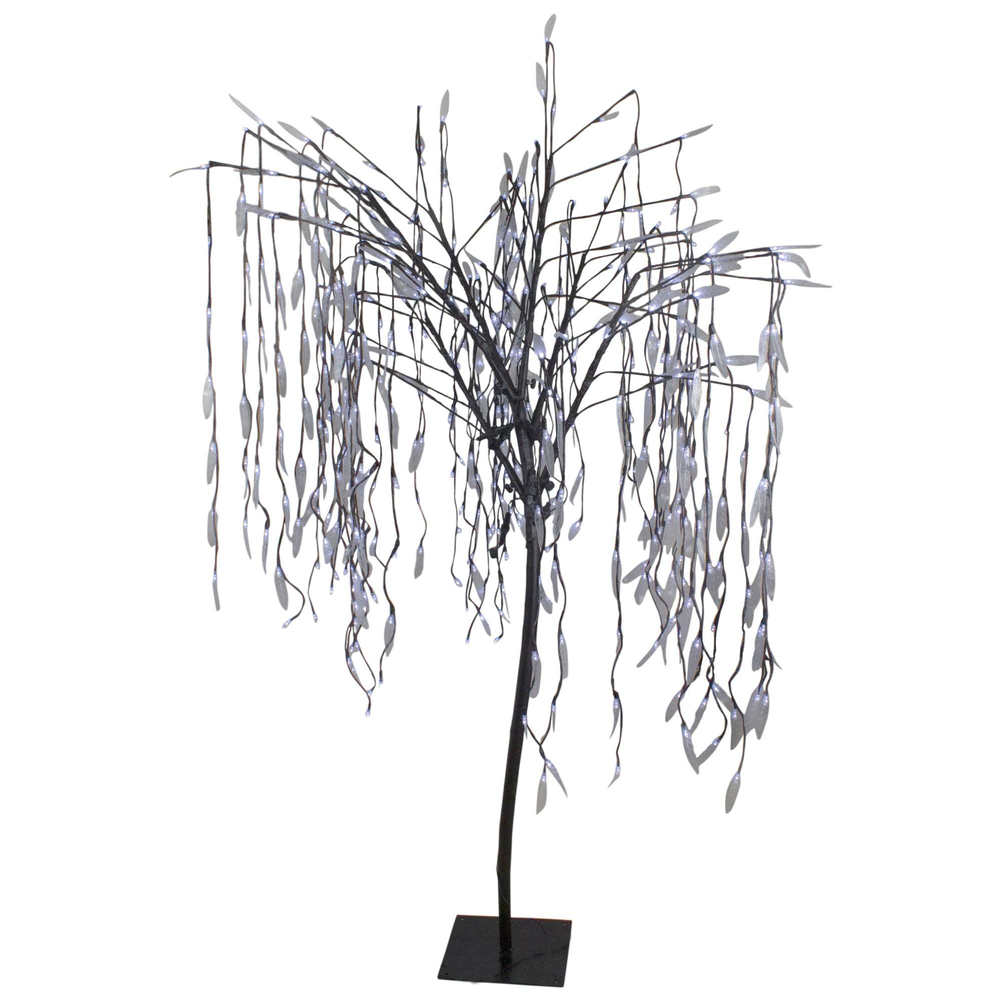 Northlight 34289212 3-ft Pine Pre-lit Slim Artificial Christmas Tree with White LED Lights