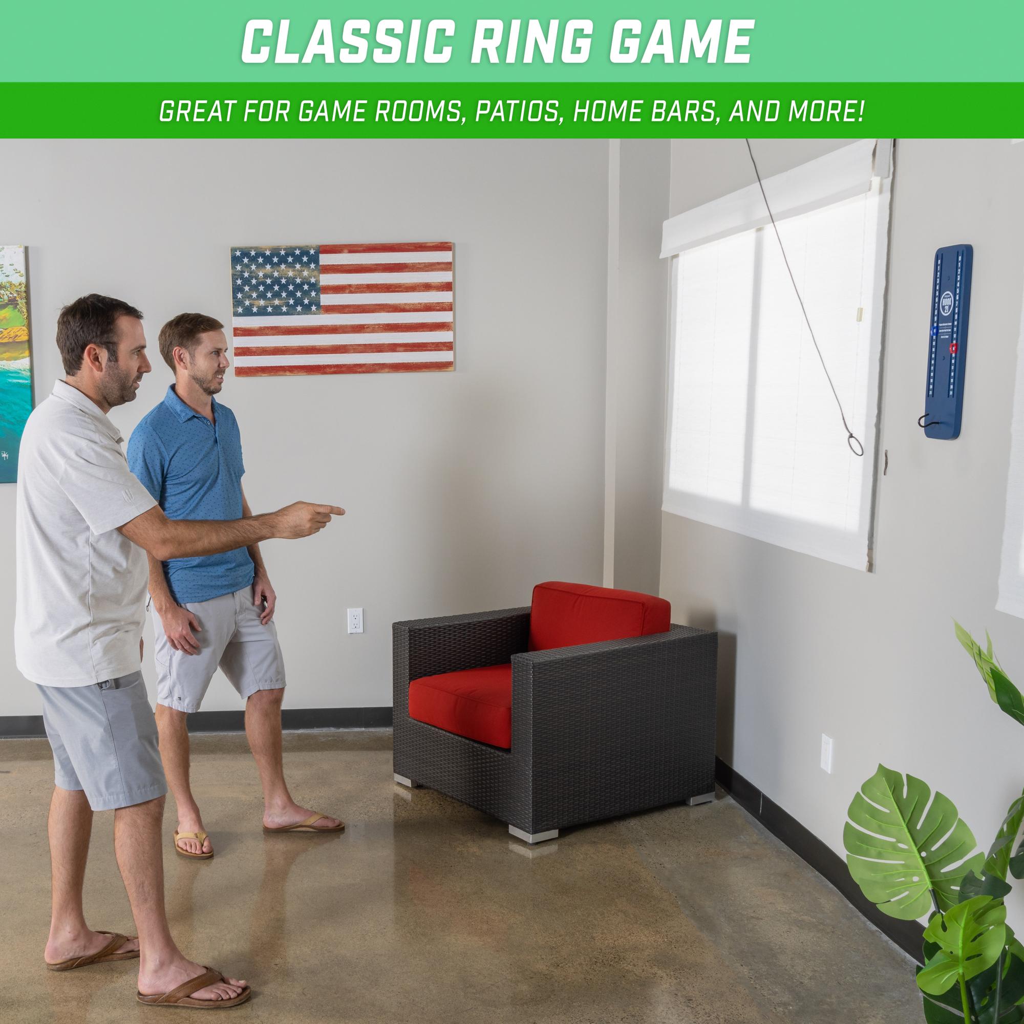 GoSports Indoor/Outdoor Wood Hook/Ring Toss in the Party Games