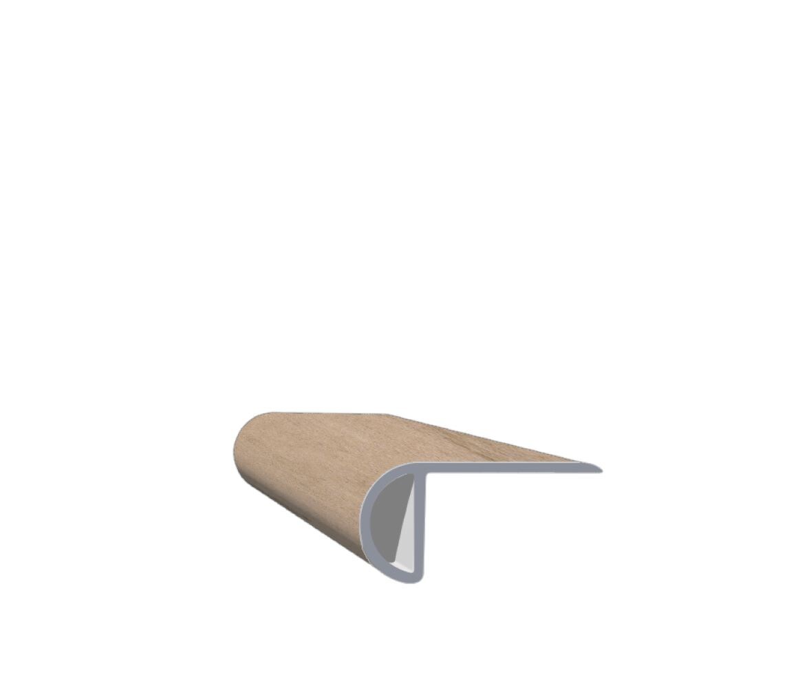 Hydri-HDPC V-SN-06-WM79 12MIL Vinyl Natural Wheat 0.75-in T x 0.63-in W x 94-in L Vinyl Bullnose