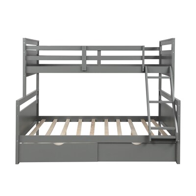 Full Bunk Bed Bedroom Furniture, Ava Full Over Twin Triple Bunk Bed