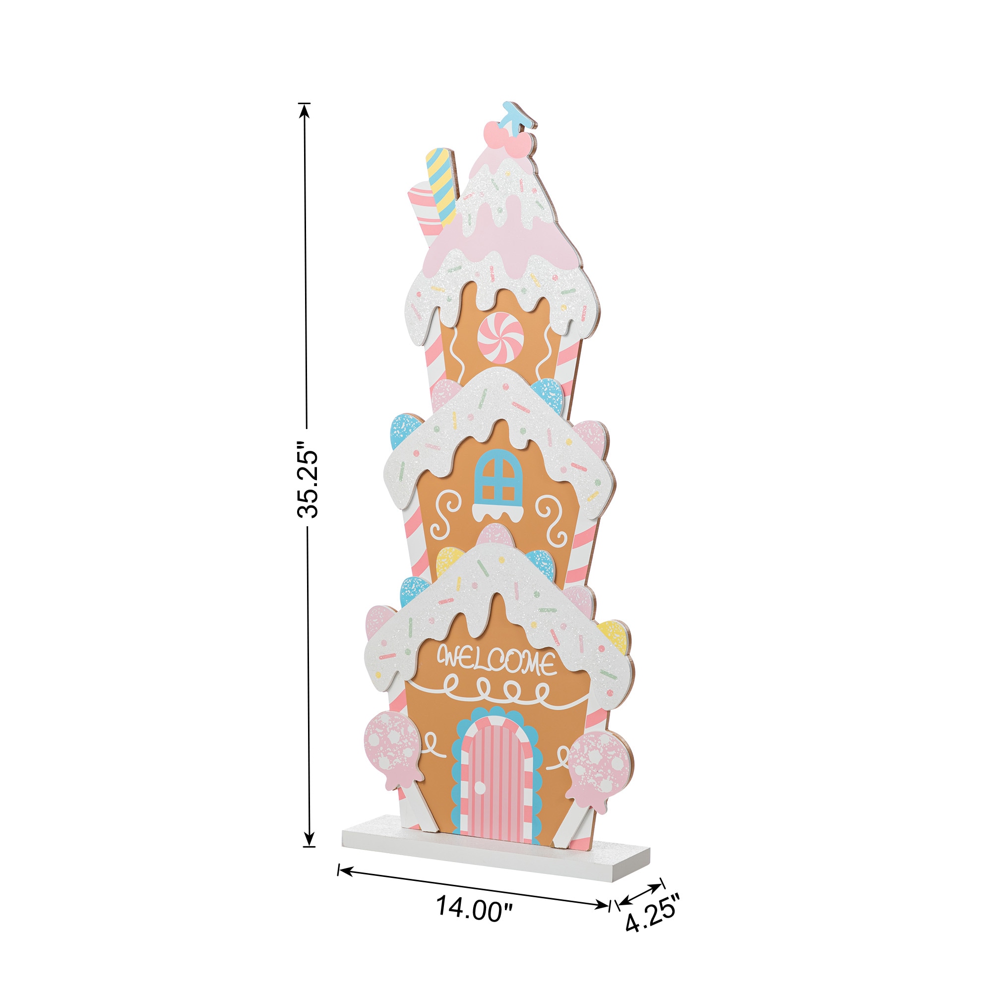 Glitzhome 2010100079 Table-Christmas-Decorations - View #4