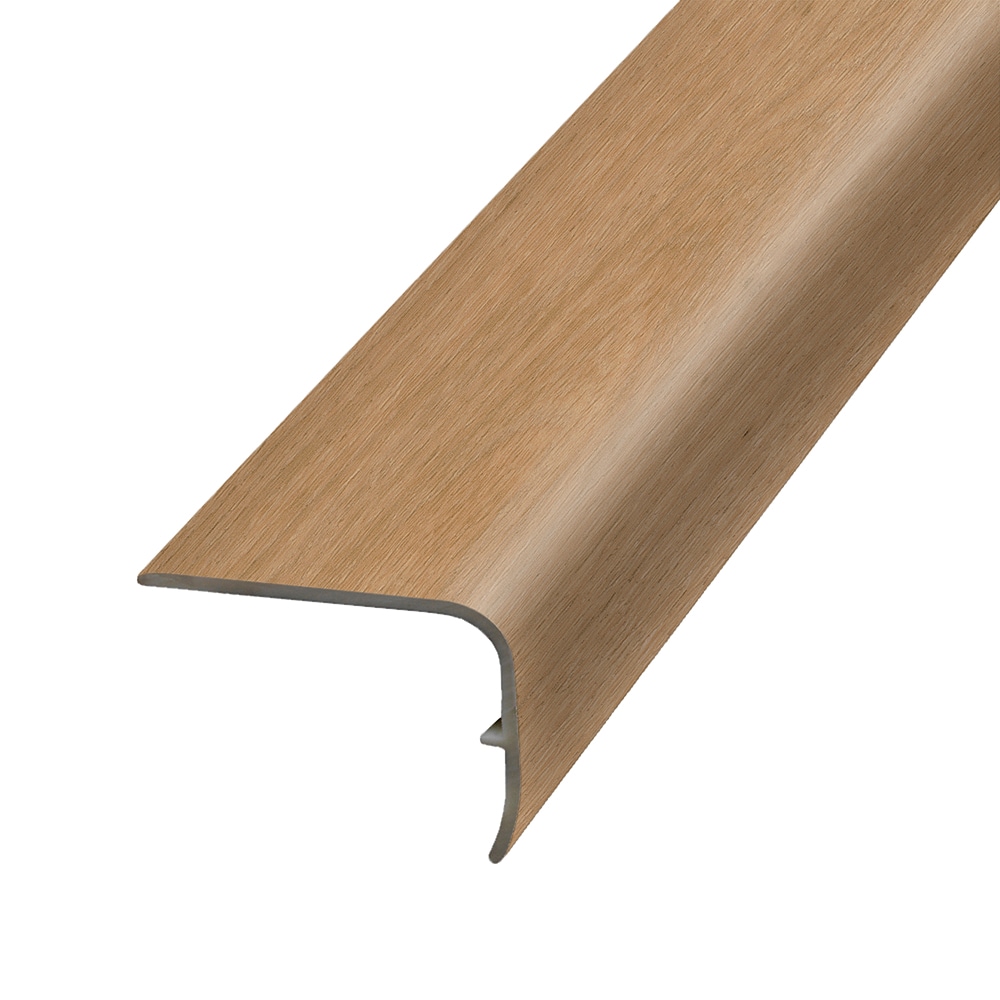 Project Source MG002083 1.88-in x 78.7-in x 1.32-in Quince Prefinished Vinyl Overlap Stair Nosing