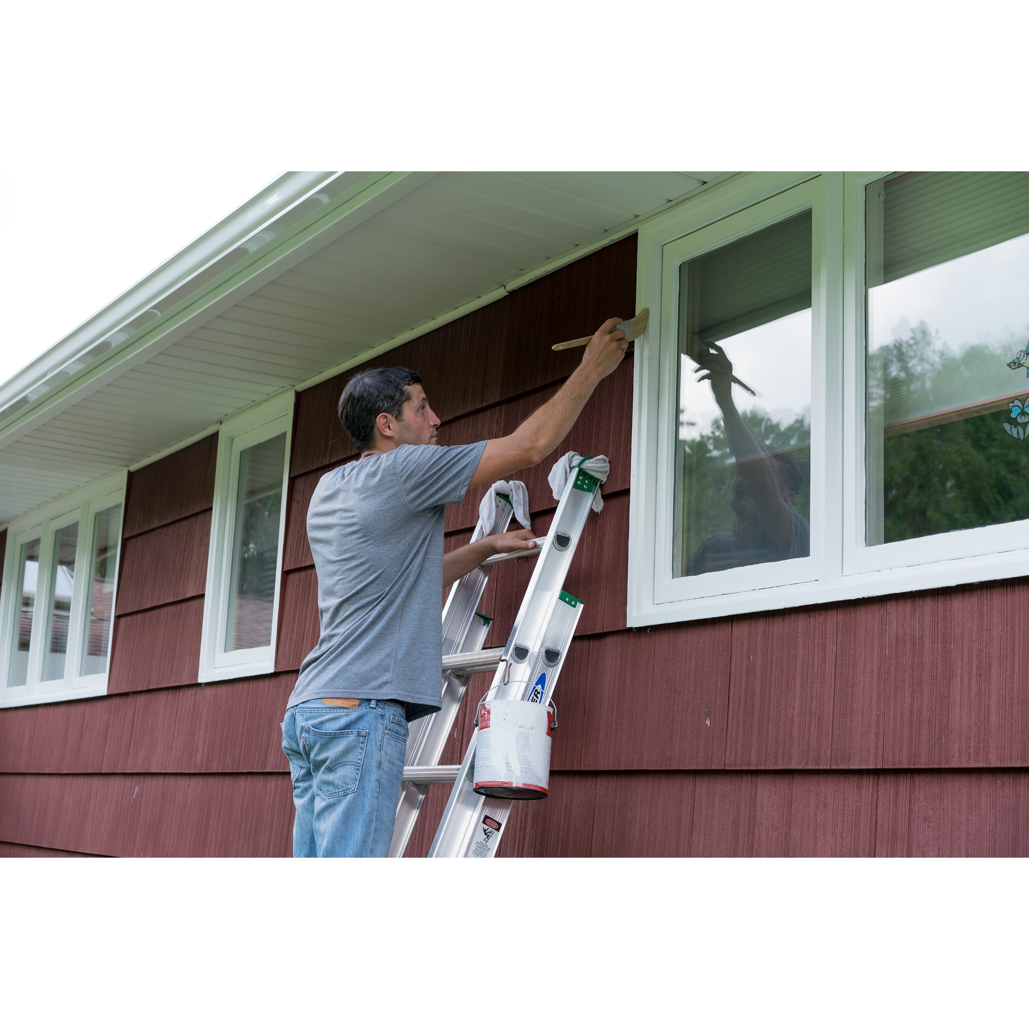 Werner D1240-2 Extension-Ladders - View #11