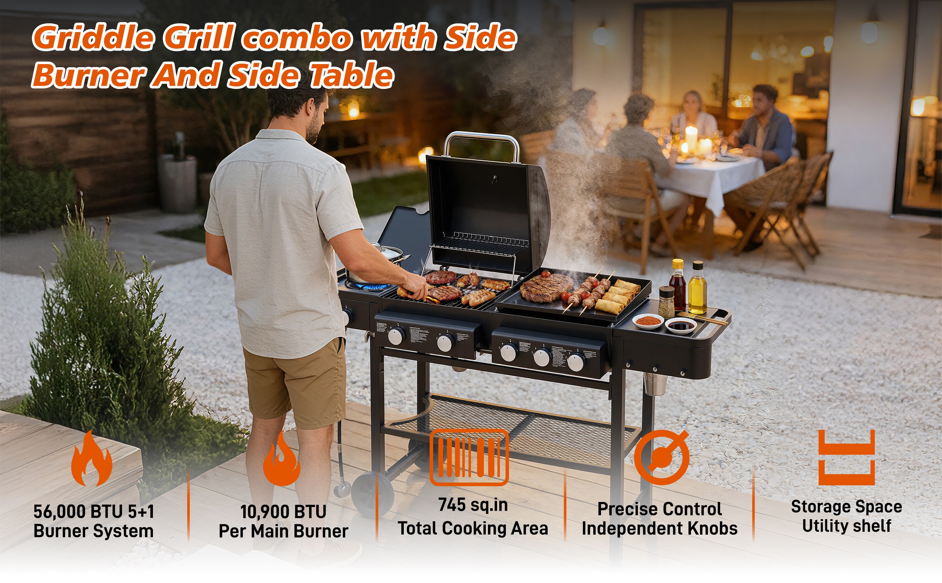 JUSHUA MT-361752 Gas-Grill - View #6