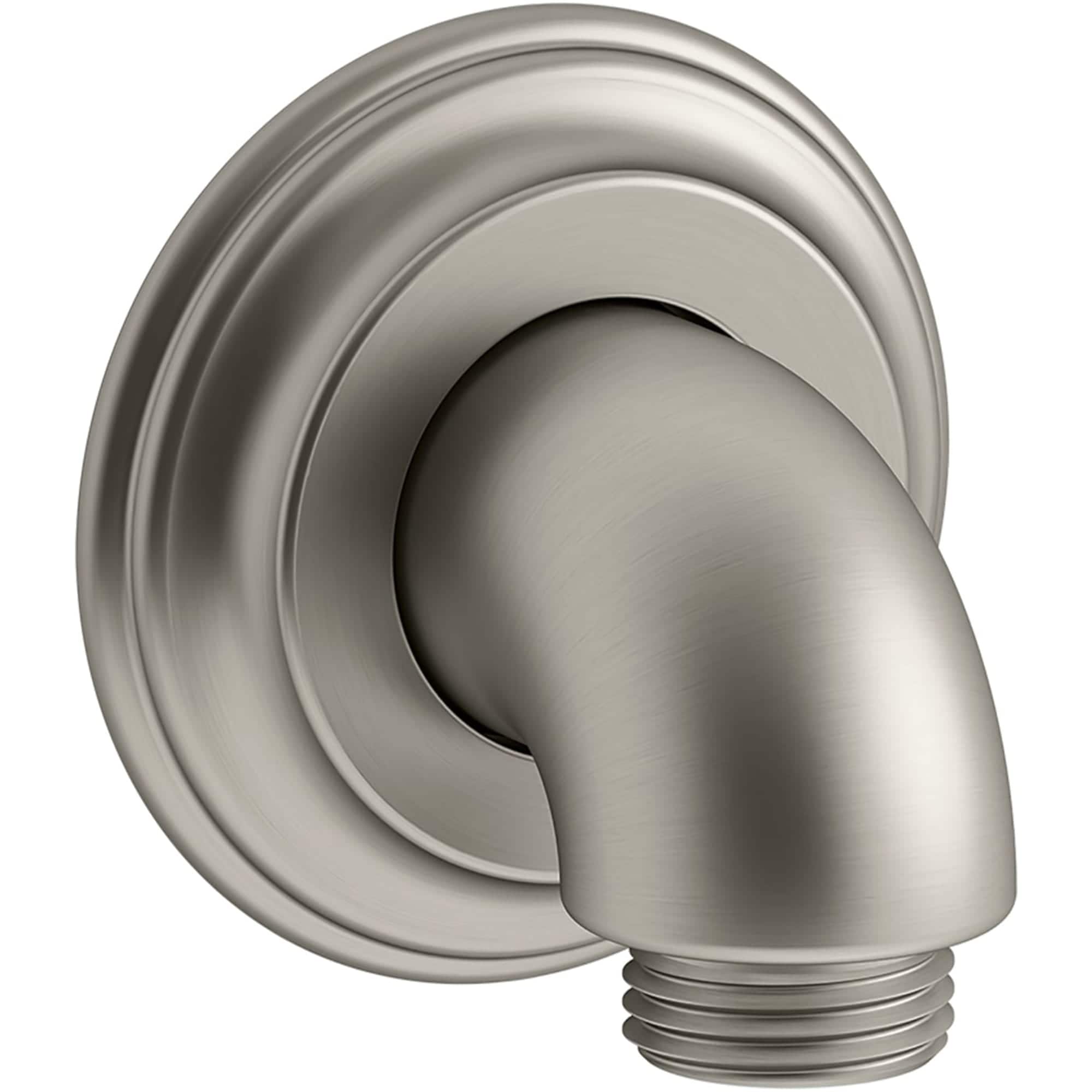 KOHLER K-22173-BN Bancroft Vibrant Brushed Nickel 1.9375-in Universal Shower Faucet Elbow 0.5-in -ID