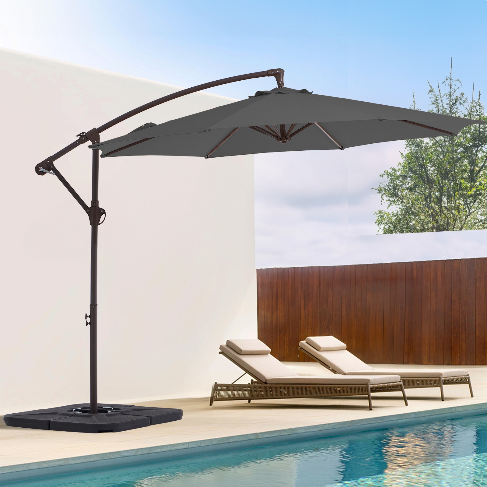 JEAREY EDSCXJS+SD-10FT-GR Umbrellas-2 - View #3
