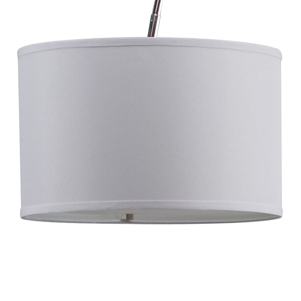Safavieh Lyra 111" Black and Chrome Adjustable Arc Floor Lamp