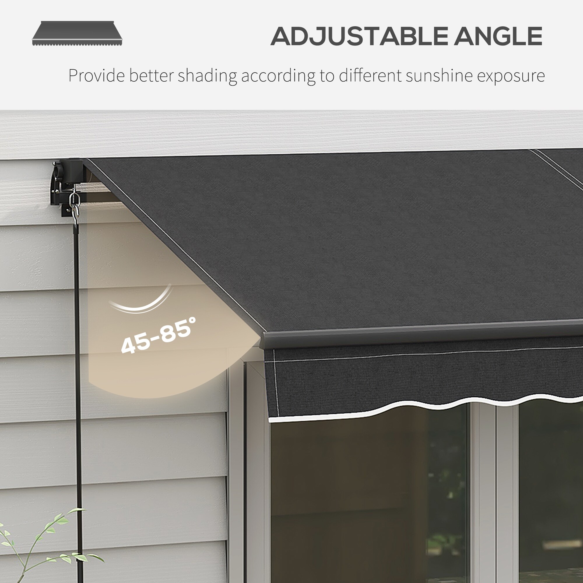 Outsunny 840-264V02CG awnings - View #7