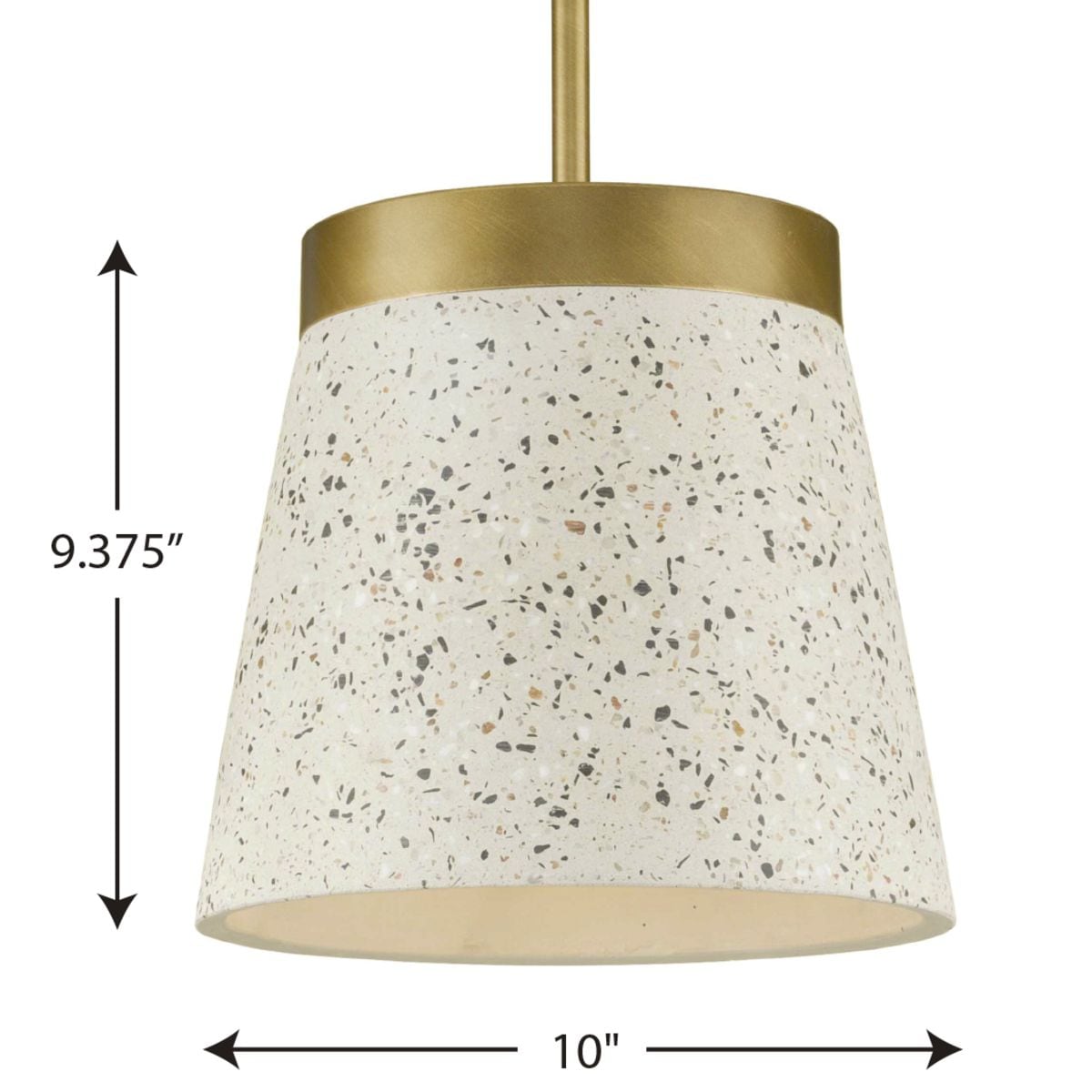 terrazzo ceiling light