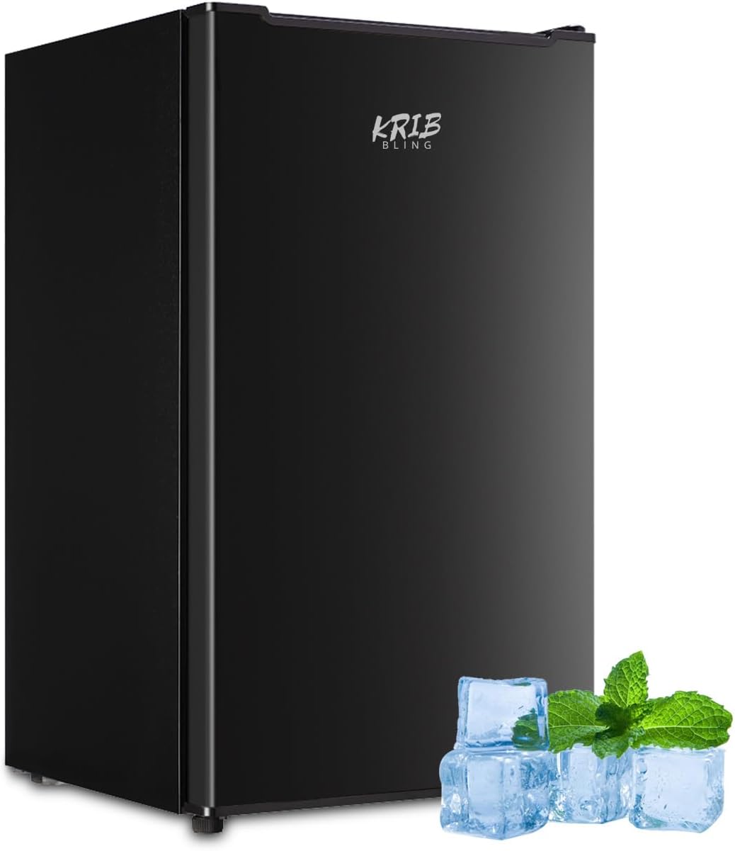 Runesay HBCOLR-17 3.2-cu ft Upright Freezer ( Black )