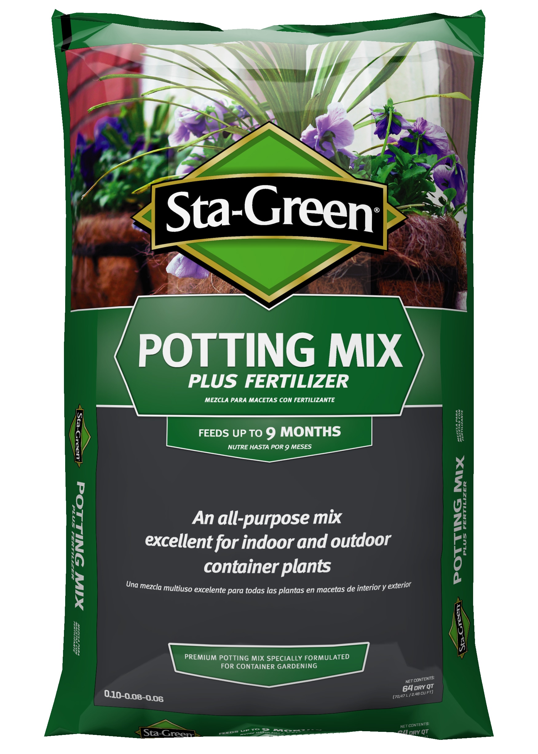 Sta-Green All-purpose Potting Soil Mix At Lowes.com