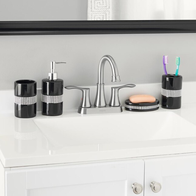 Home Basics Black Onyx Tissue Holder & Dispenser