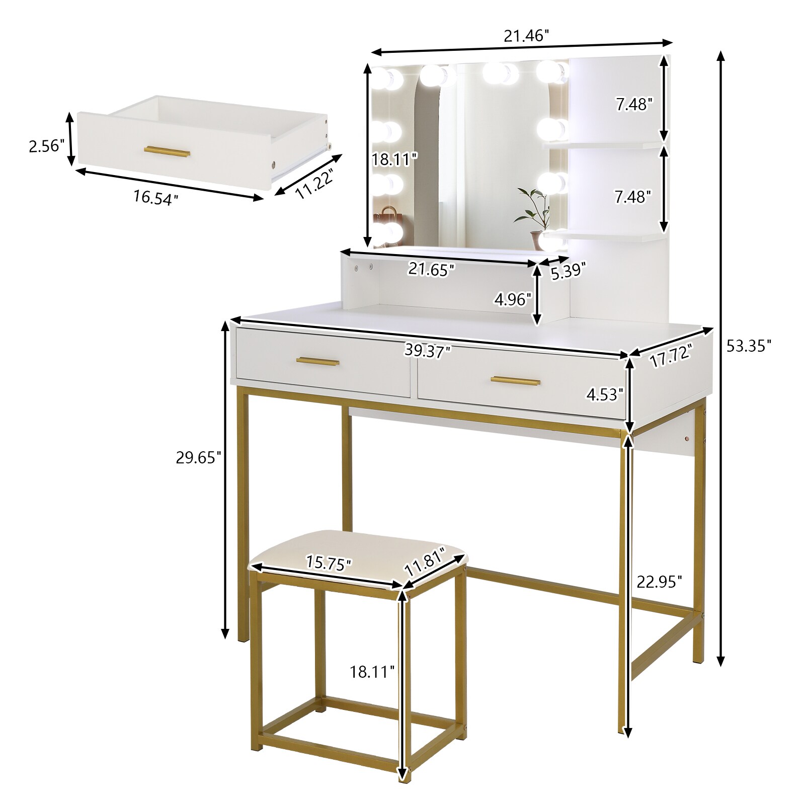 Winado LO1G52002962 Bedroom-Vanities - View #6