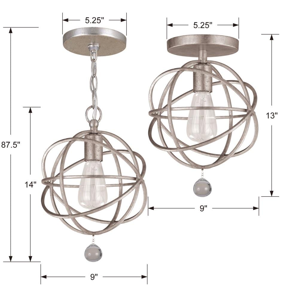 Crystorama 9220-OS Pendant-Lights - View #3