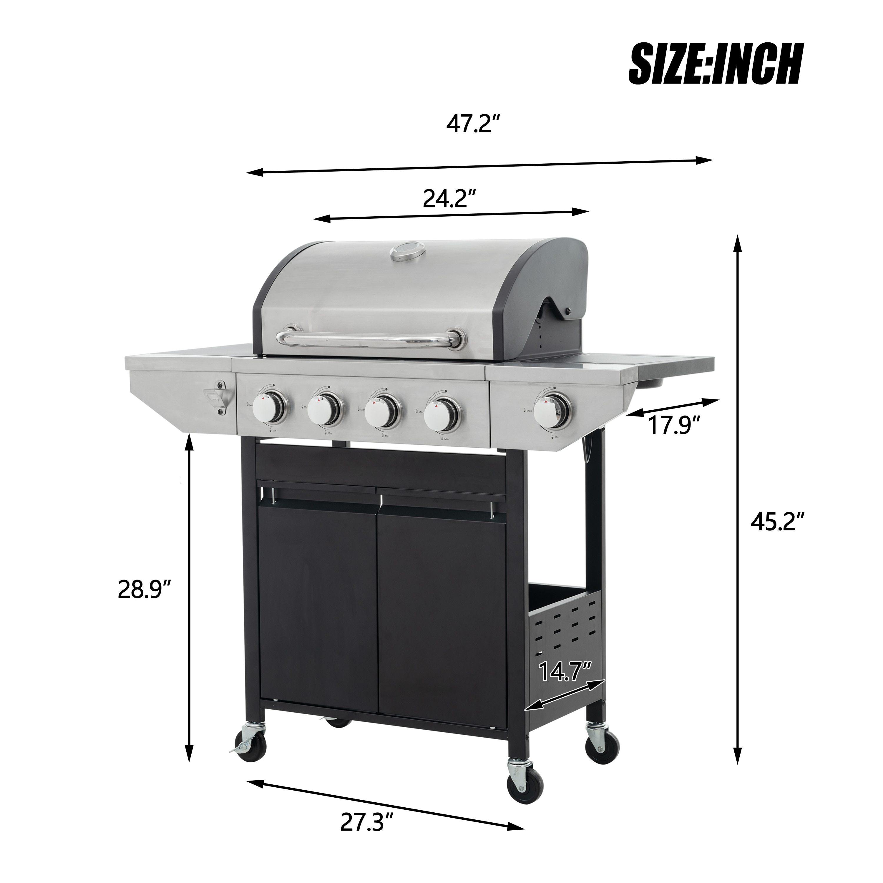 Bayfeve BFGH-3092-GL Gas-Grill - View #7