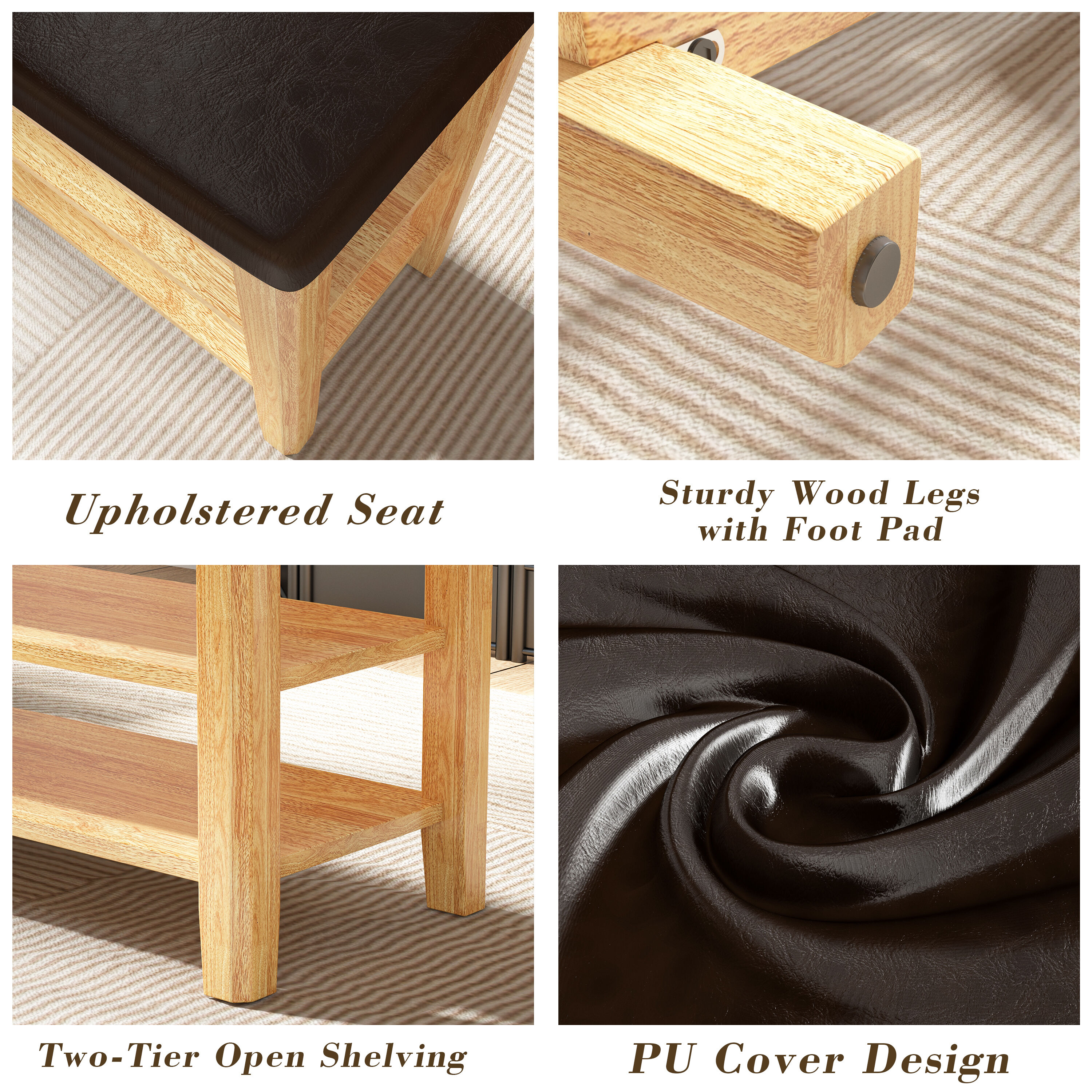 FurniFusion SF-R-XD-BR Shoe-Racks - View #7