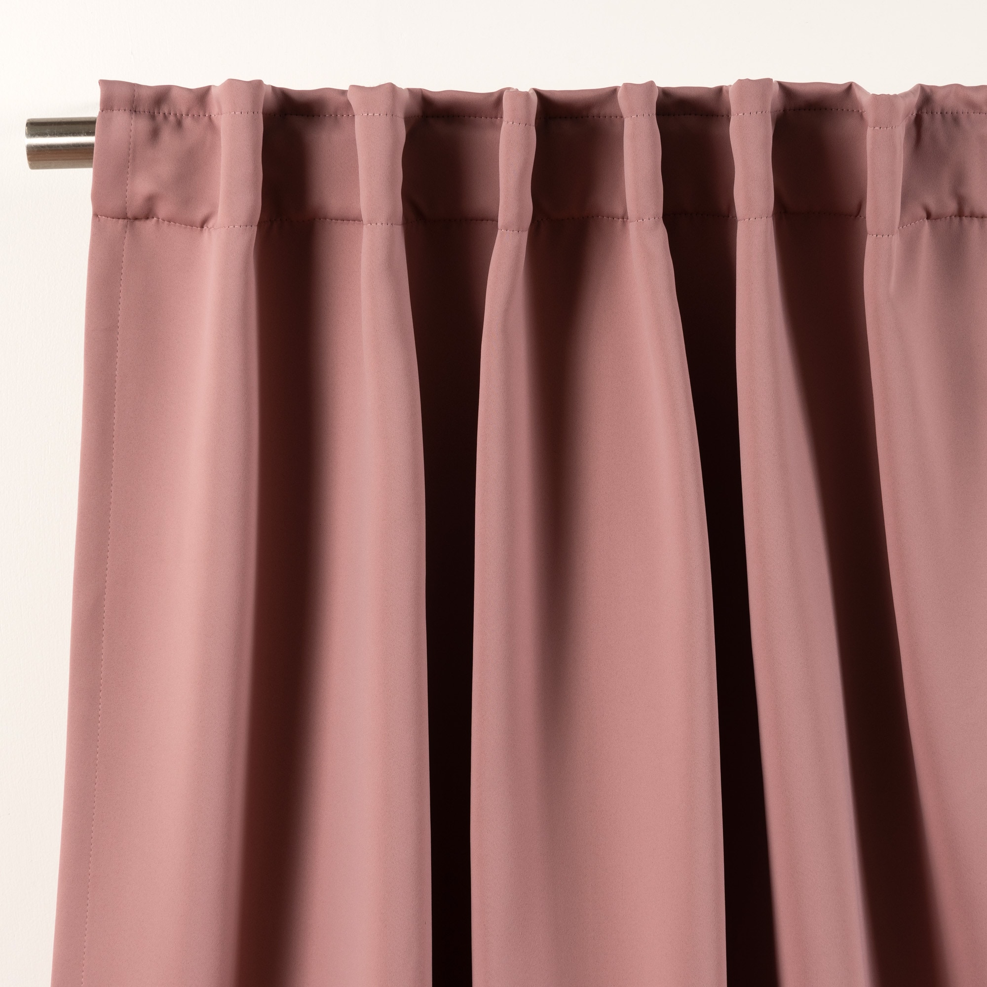 Best Home Fashion SOLID-63-MAUVE curtains - View #2