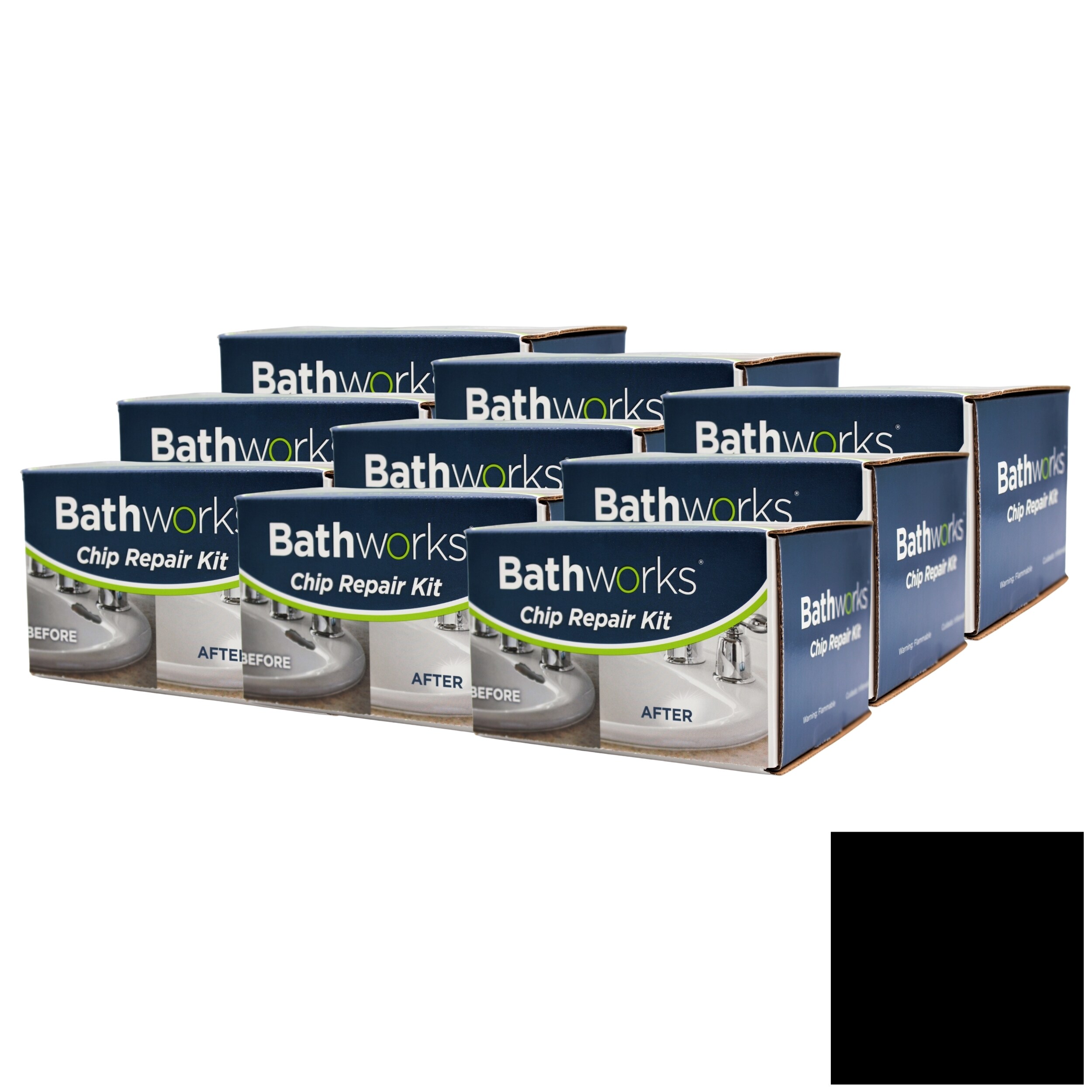 Bathworks CRKCASE-205 9 -Pack 36 Ounce(s) High gloss Tub and tile chip repair kit