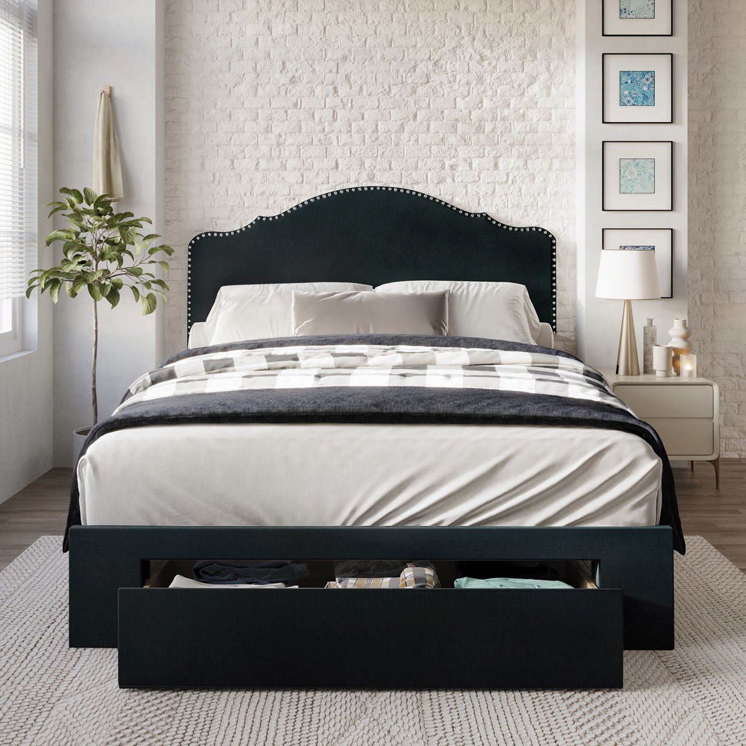 CasePiece C8363QUBS-CGY-LN beds - View #2