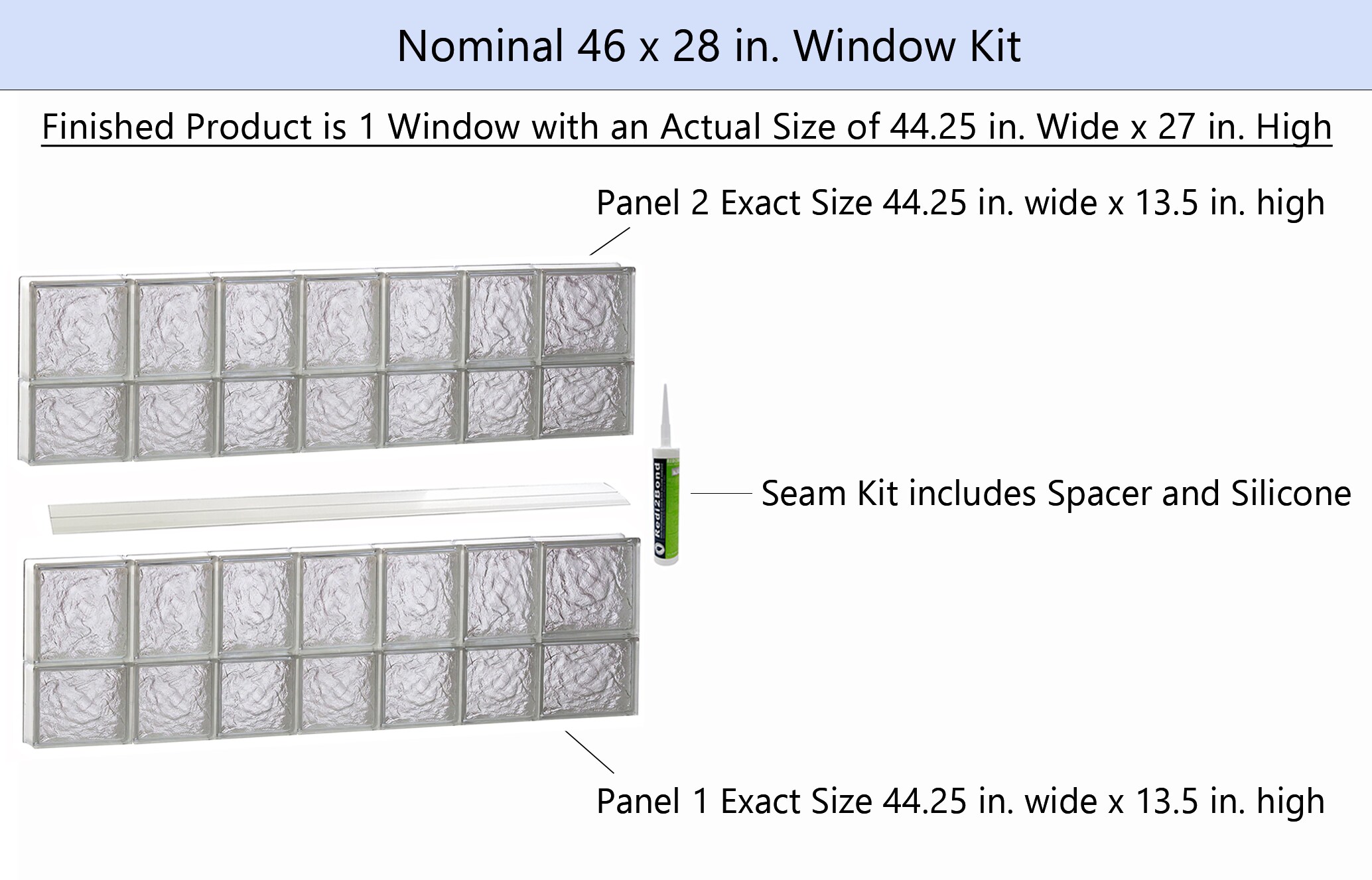 REDI2SET S4628IS Glass-Block-Windows - View #2