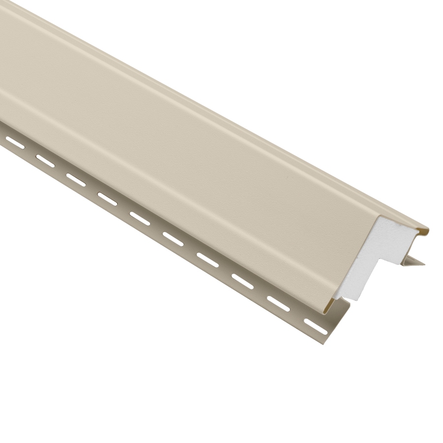 Durabuilt 35284 400 Outside Corner Post Tan 4-in x 144-in Vinyl Siding Trim