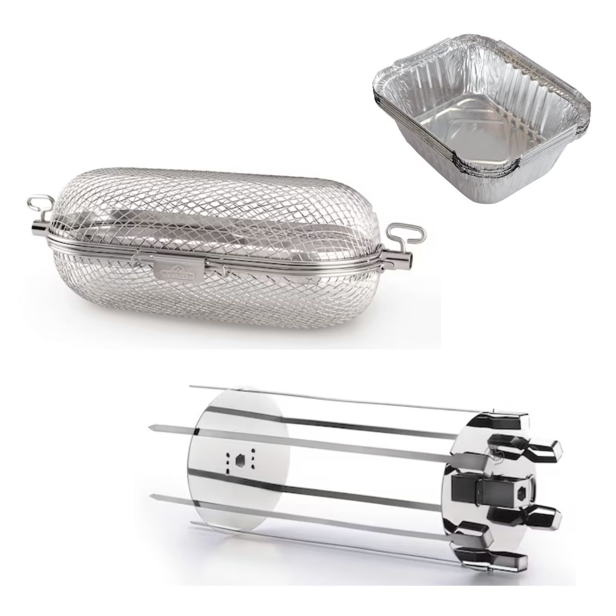 NAPOLEON  Grill Rotisserie Grill Accessory Kit with Drip Pans