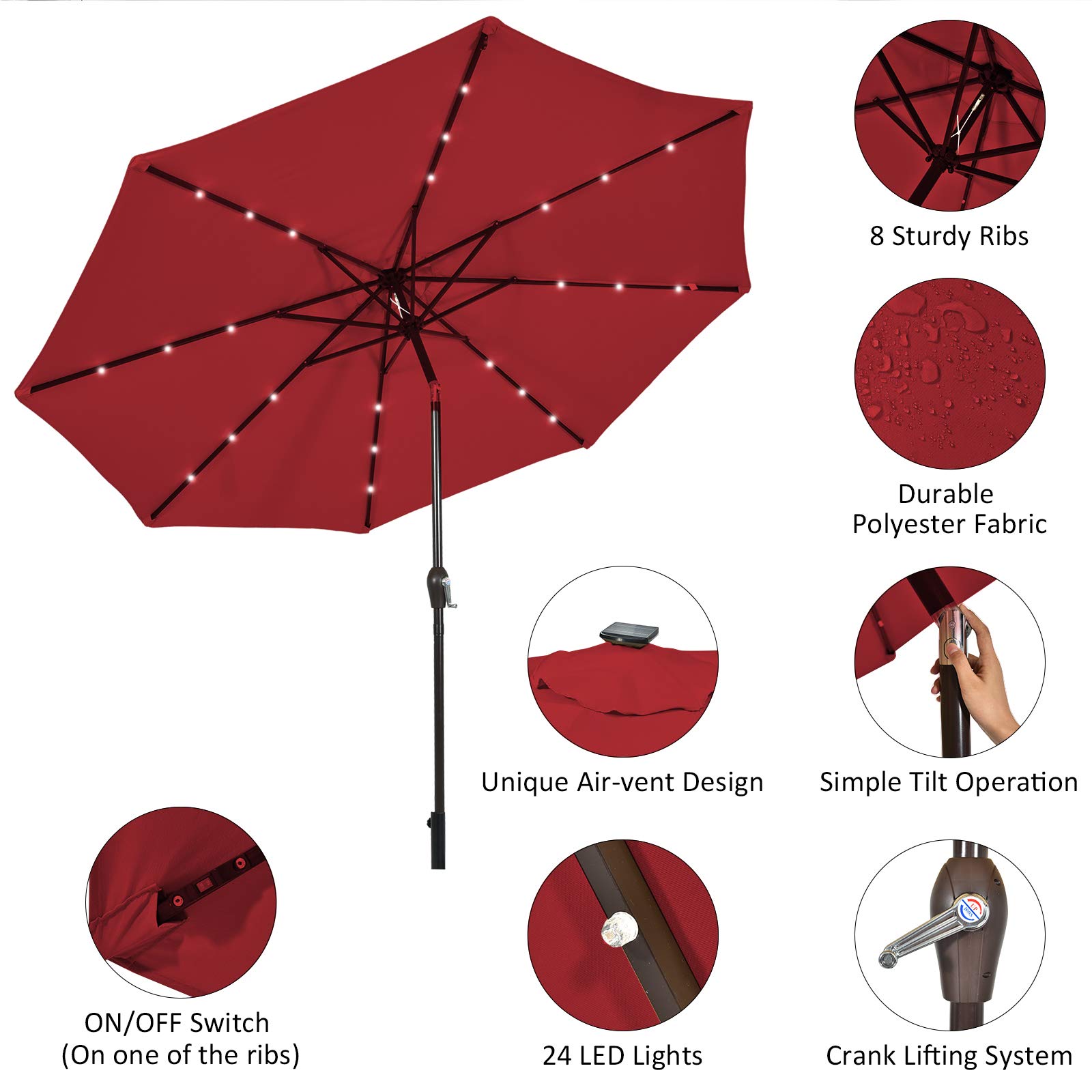 Volenca VOL-MGYN2J Beach-Umbrellas - View #5
