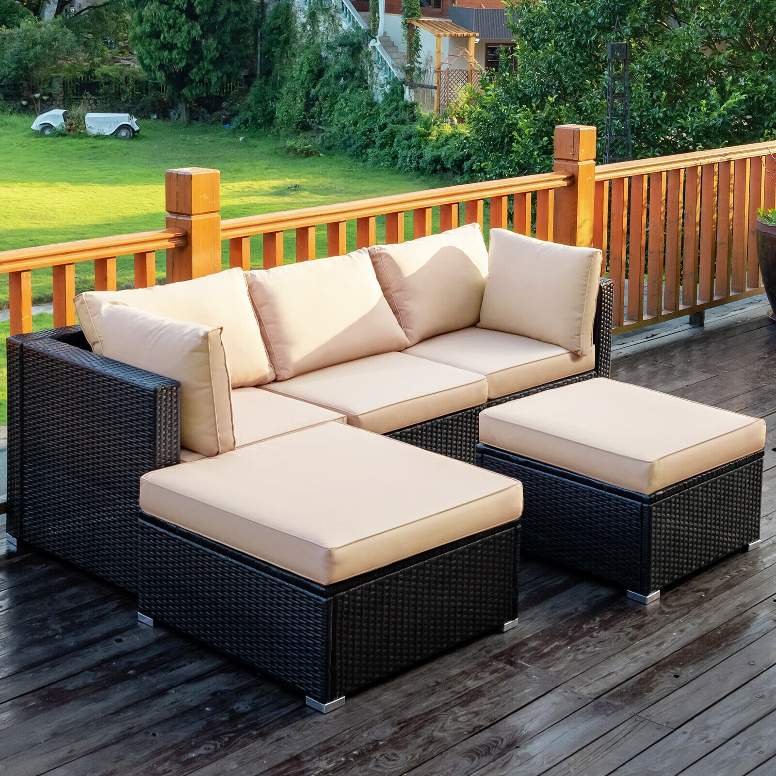 Forclover HBV-HW668BN Patio-Sofas-Daybeds - View #4