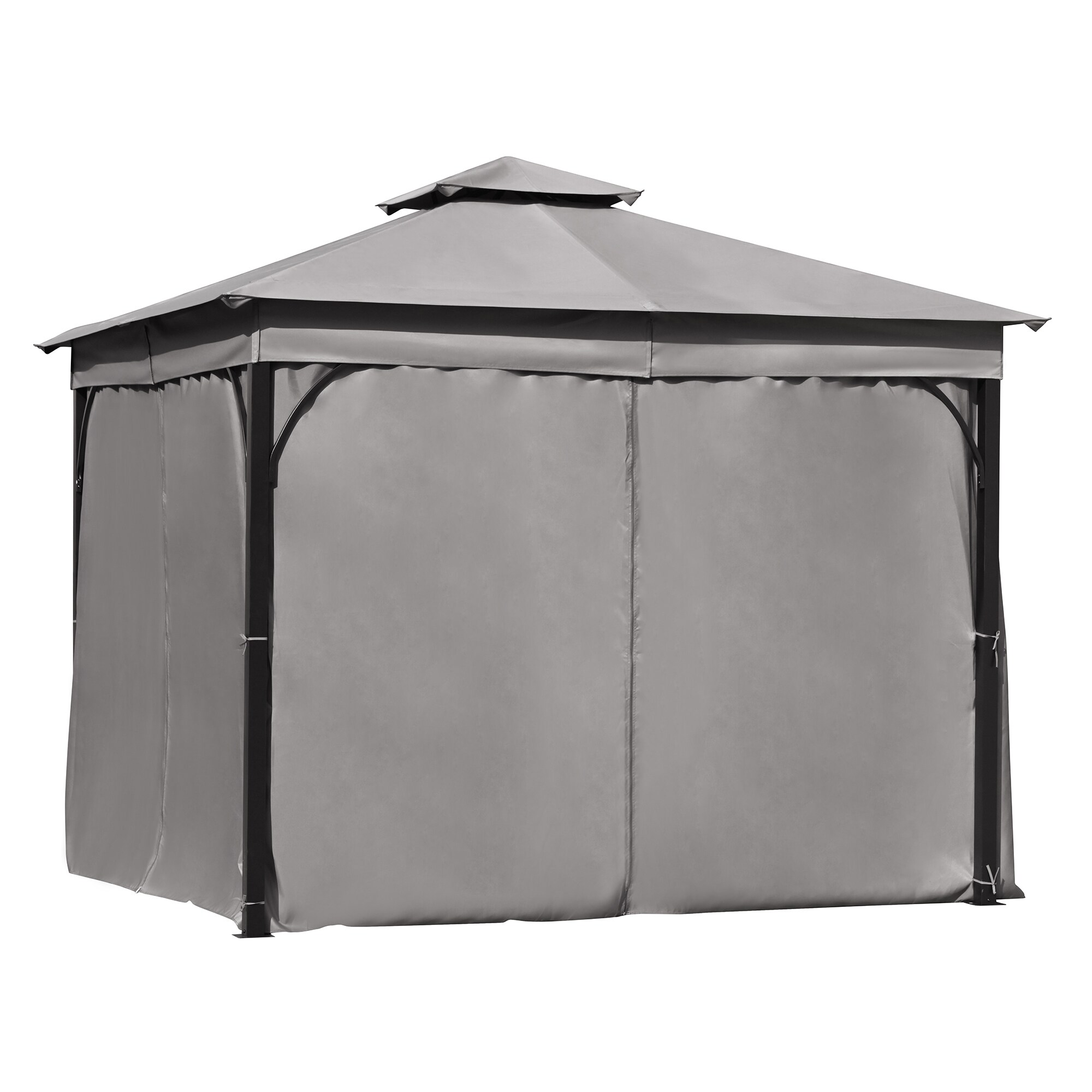 SINOFURN SYA330122GY Wood-Resin-Gazebos - View #15