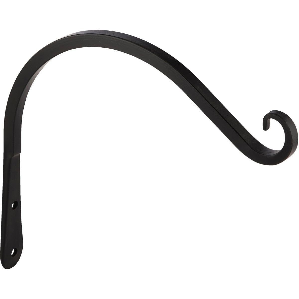 ACHLA Designs Panacea Black Wrought Iron 7 in. H Curved Plant Hook