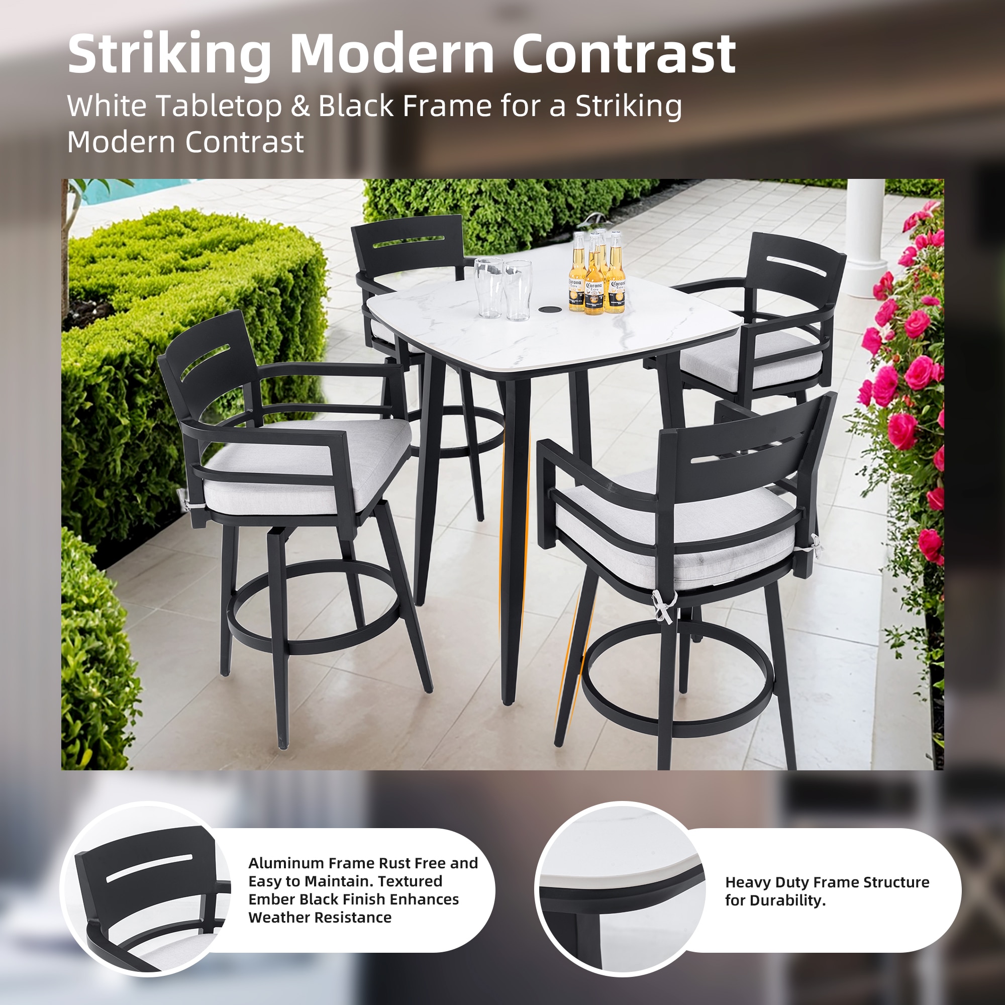GDFStudio 334809 Patio-Dining-Sets - View #3
