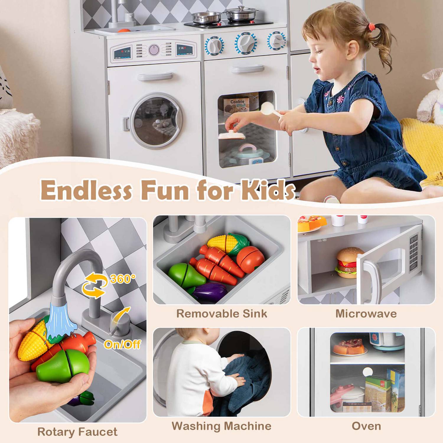 Costway HCST03299 Play-Toys - View #6