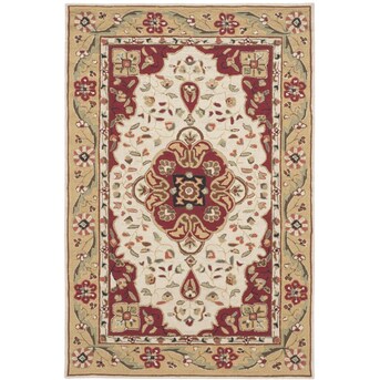 Safavieh Mahal Zaloa 5 x 8 Creme/Red Indoor Floral/Botanical Oriental Area Rug Safavieh Mahal Zaloa 5 x 8 Creme/Red Indoor Floral/Botanical Oriental Area Rug