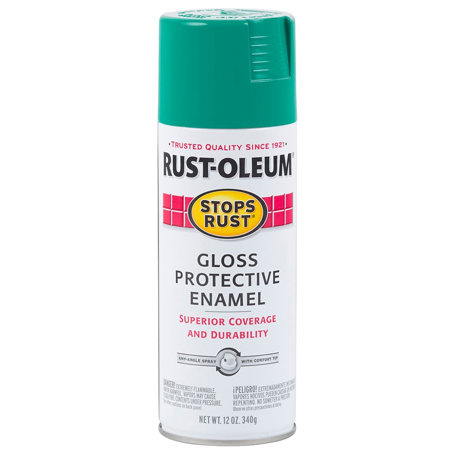 Rust-Oleum Stops Rust Gloss Rich Jade Spray Paint (NET WT. 12-oz ) at ...