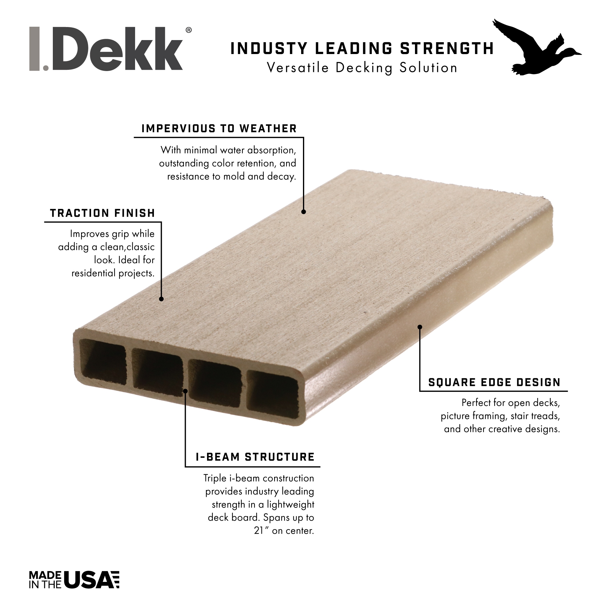 DuxxBak Composite Decking DX-ID-ENDCAPC-S4S Deck-Tools-Accessories - View #4