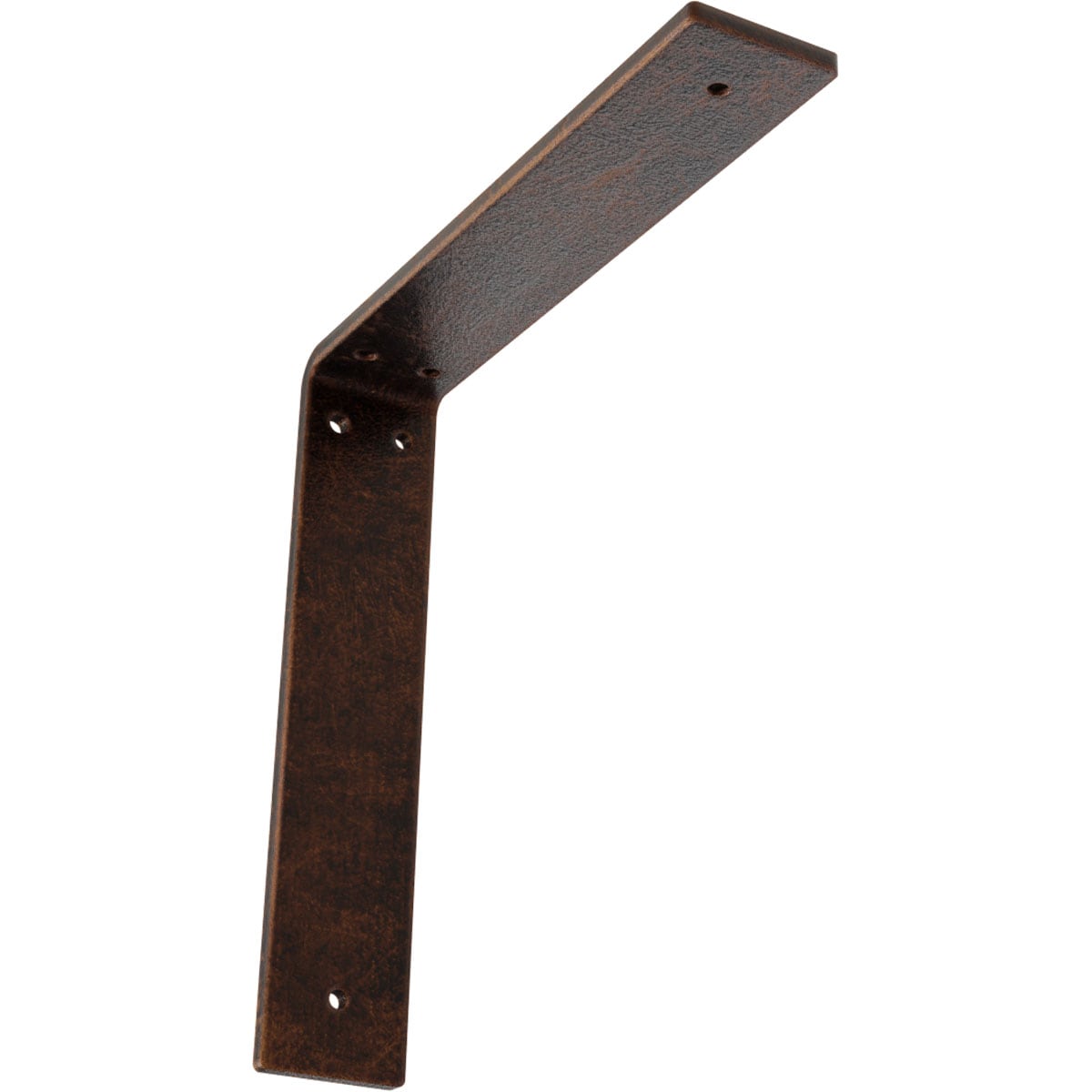 Ekena Millwork BKTM02X10X10HAACO Hamilton 10-in x 2-in x 10-in Antique copper Steel Mounting bracket