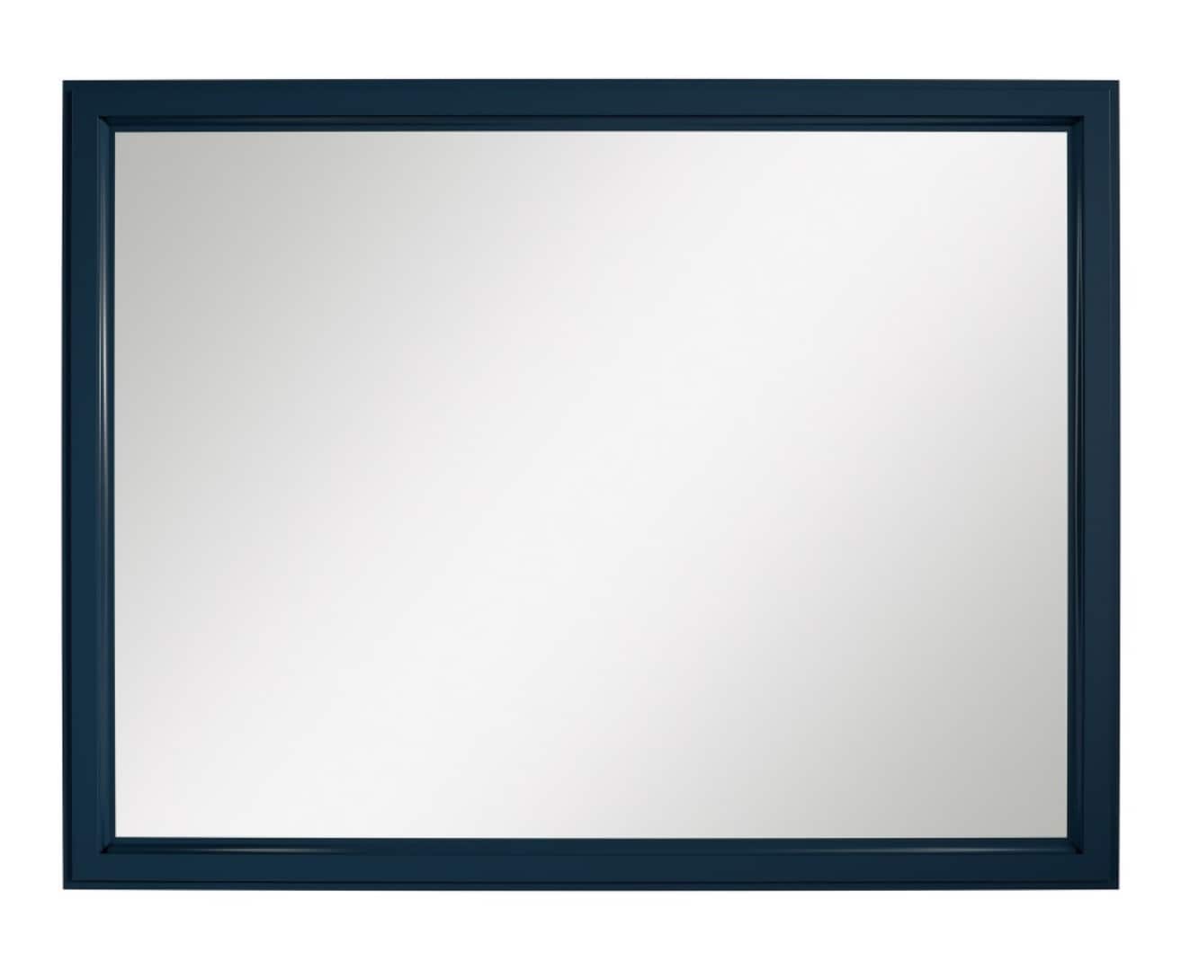 Diamond NOW S13 VM4234 Calhoun 42-in x 34-in Mystic Blue Framed Bathroom Vanity Mirror