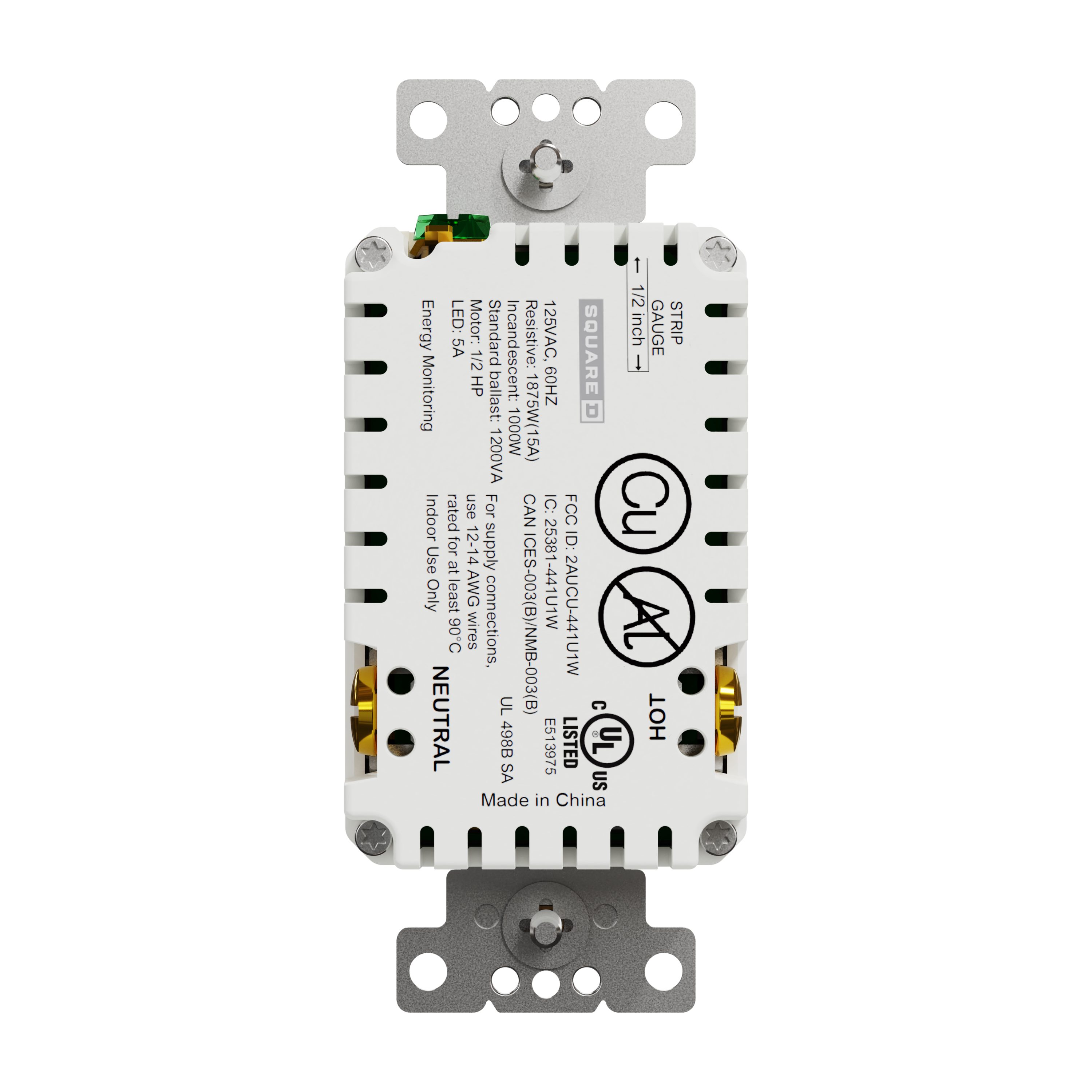 Square D SQR441U1LAW receptacles - View #2