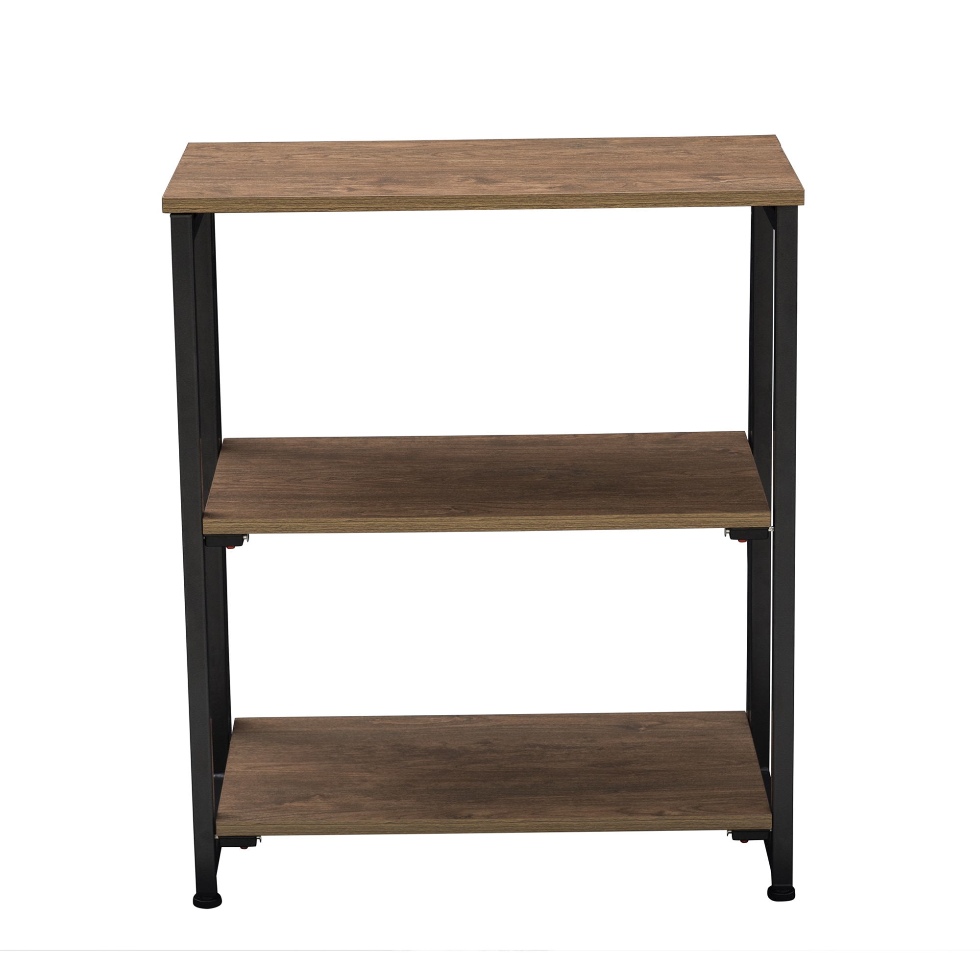 ReadyNow G116000600 Brown Metal 2-Shelf Bookcase (23.6-in W x 27.5-in H x 11.5-in D)