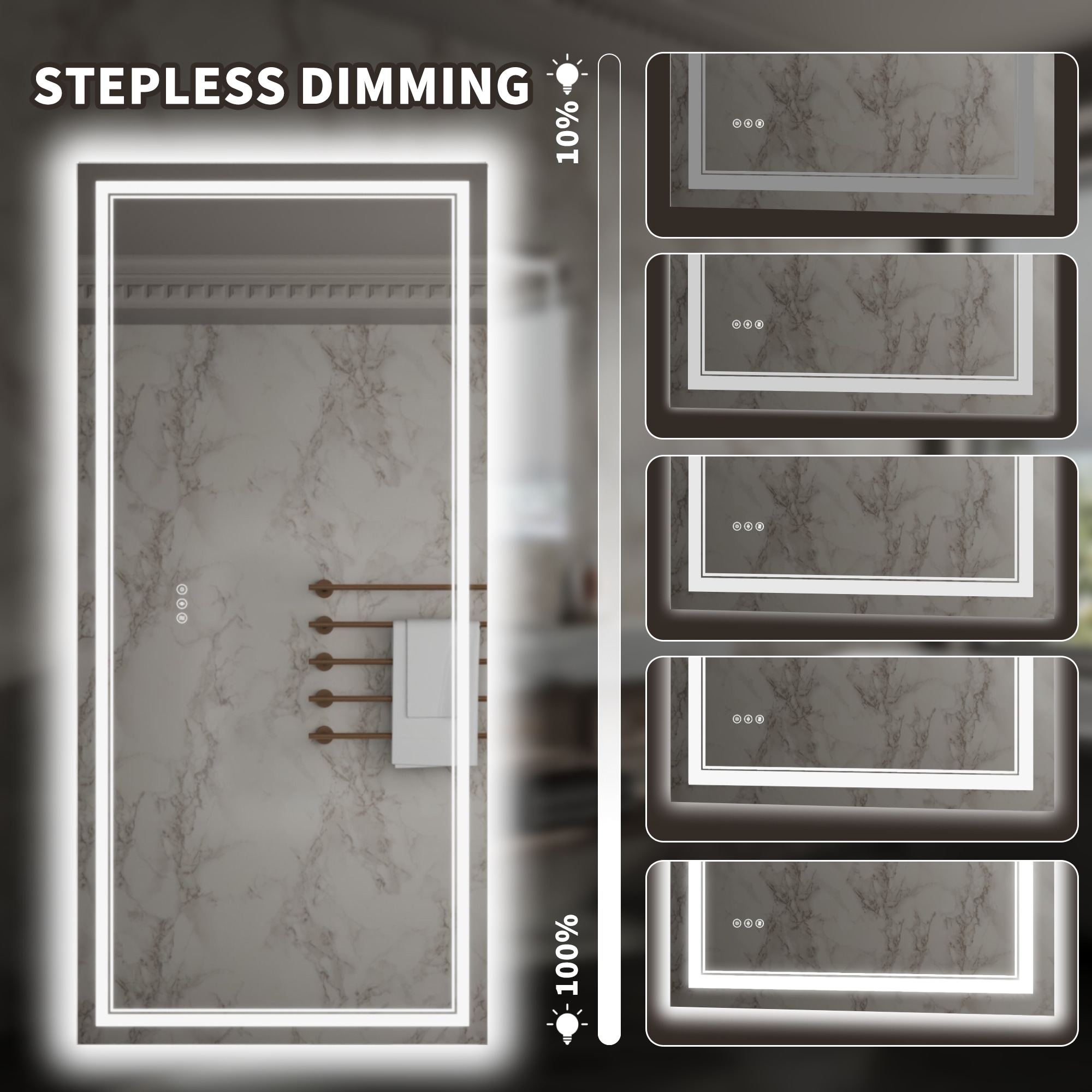 ExBrite TFBM2860 Framed-Bath-Mirrors - View #5