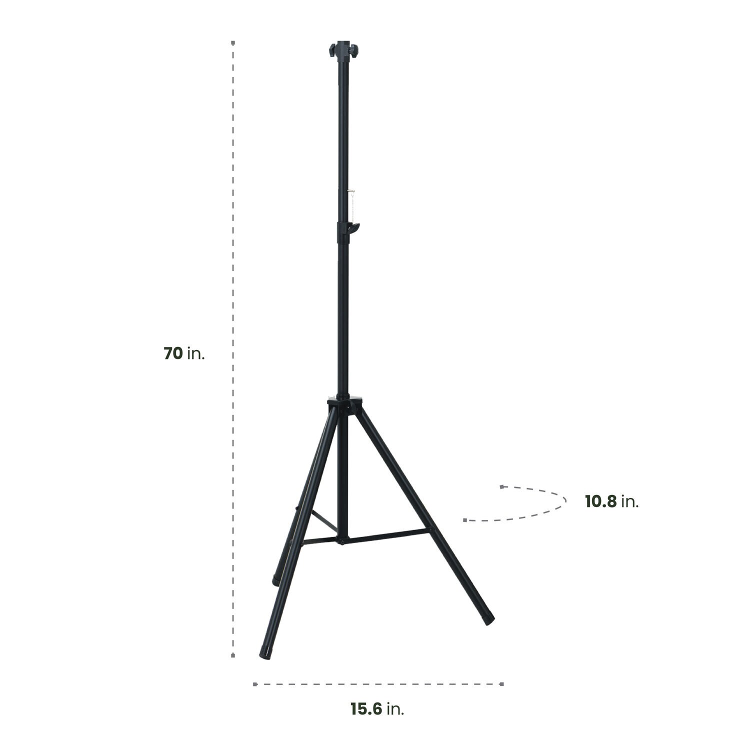 Hanover HAN1072ST-BLK Patio-Heater-Mounts - View #2