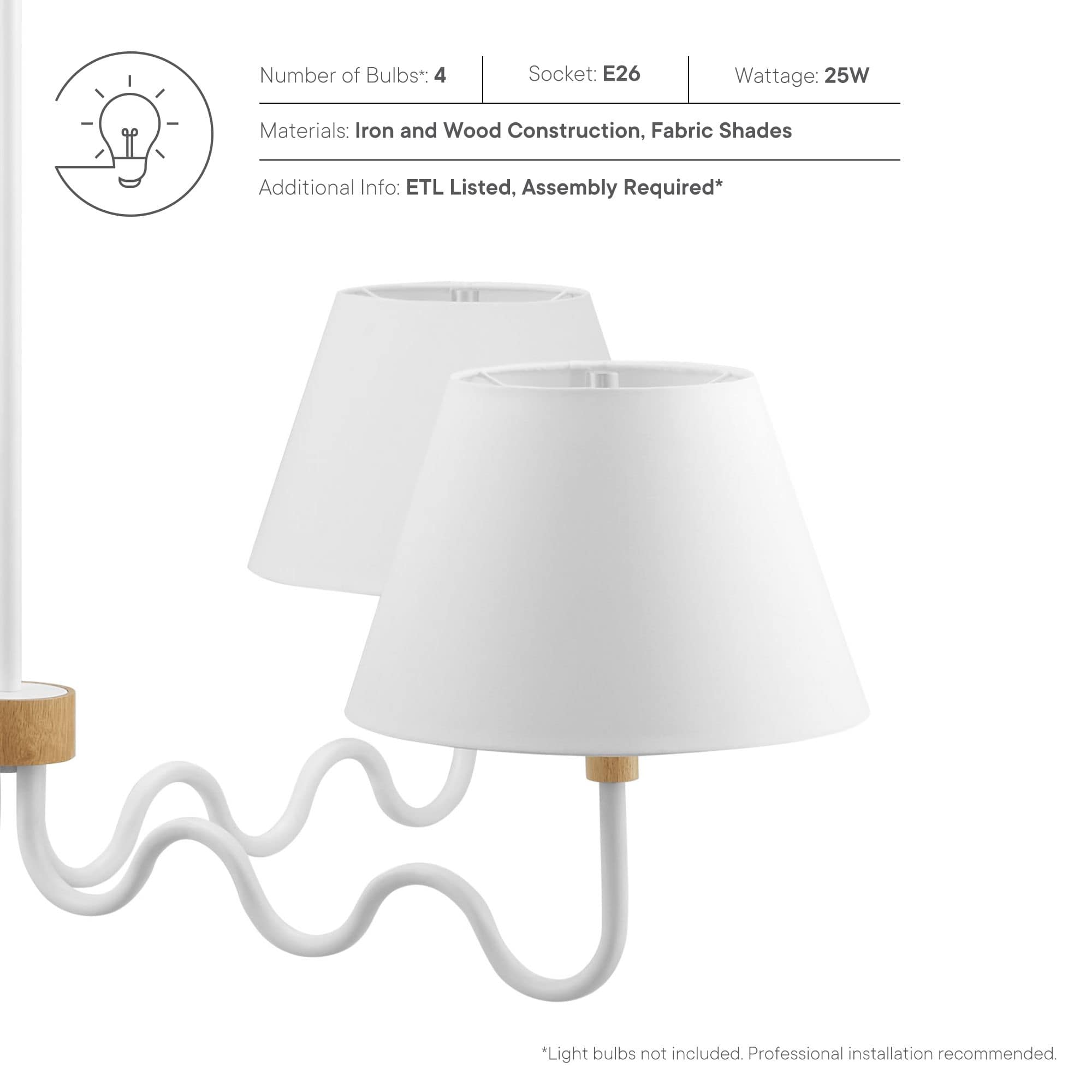 Modway EEI-6883-NAT-WHI Pendant-Lights - View #3