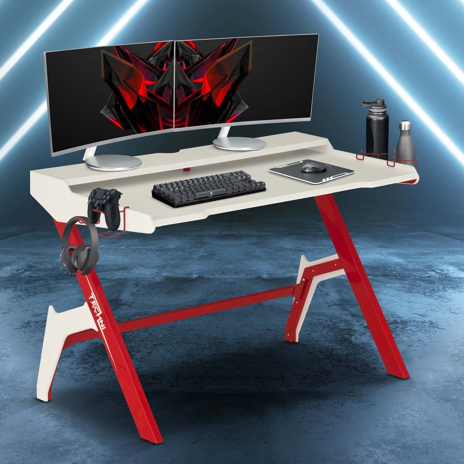 JASMODER RTA-TS206D-RED 25.50-Inches Multiple colors/finishes Modern/Contemporary Writing desk
